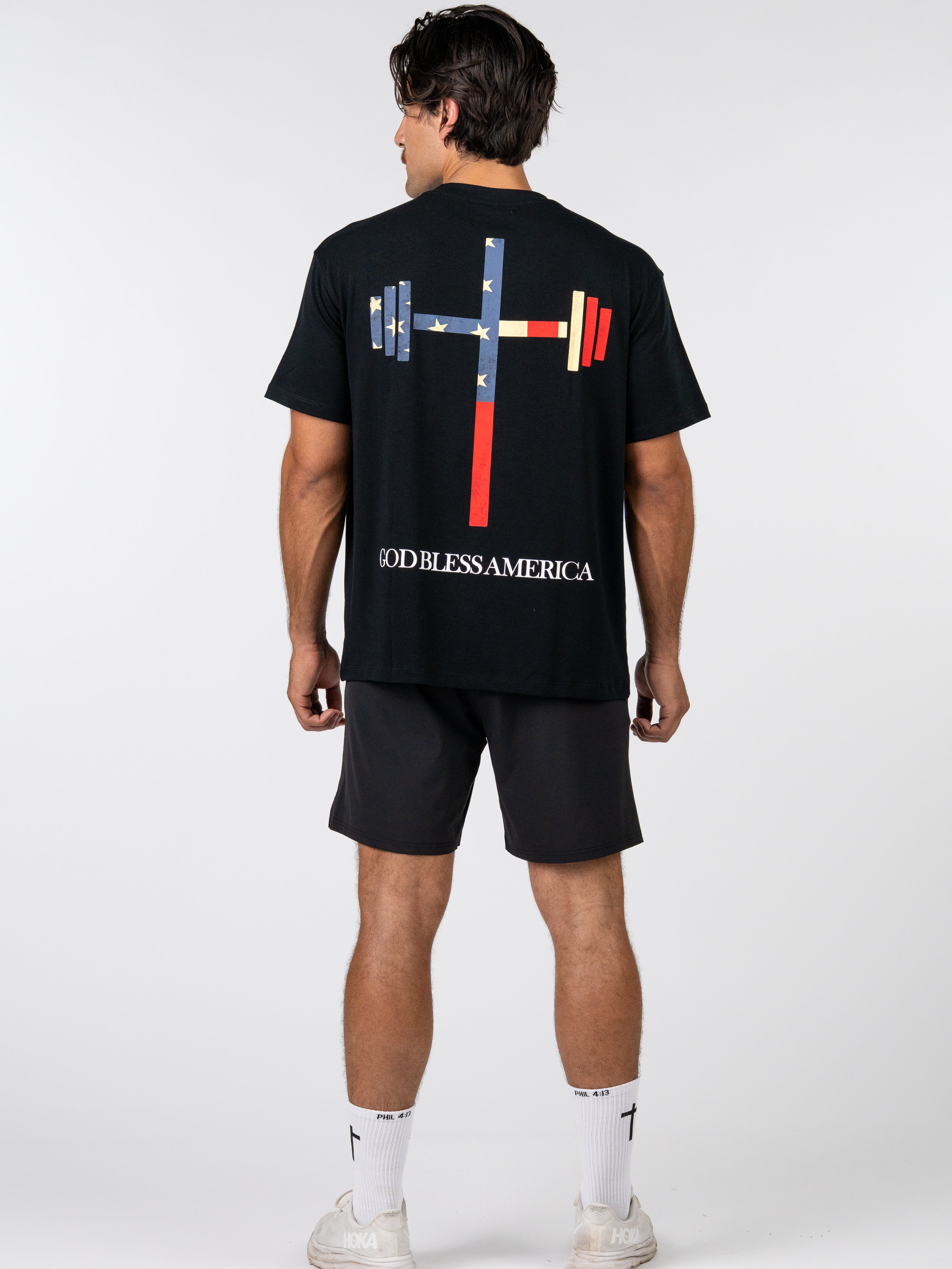 God Bless America Premium Oversized Tee