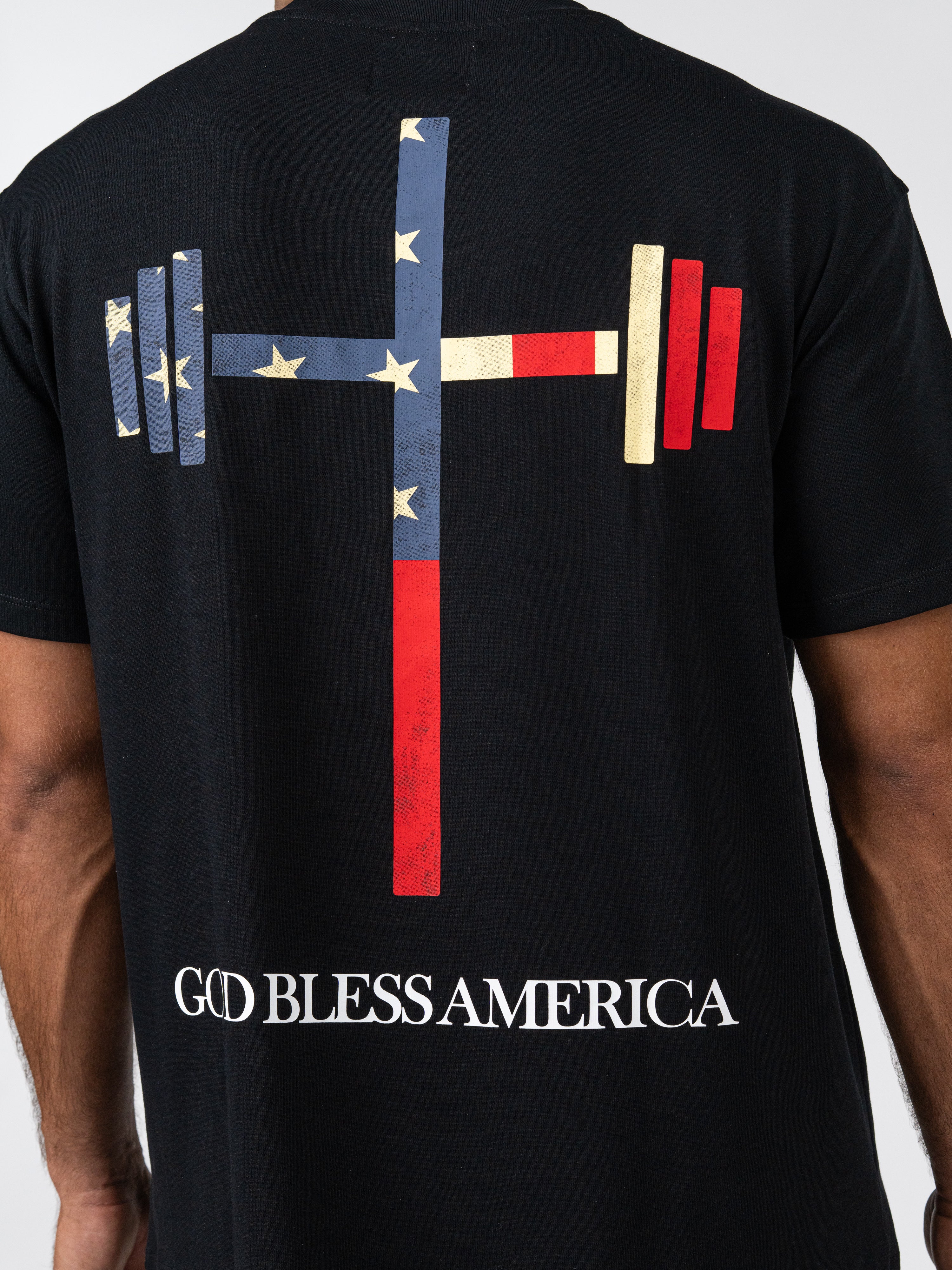 God Bless America Premium Oversized Tee