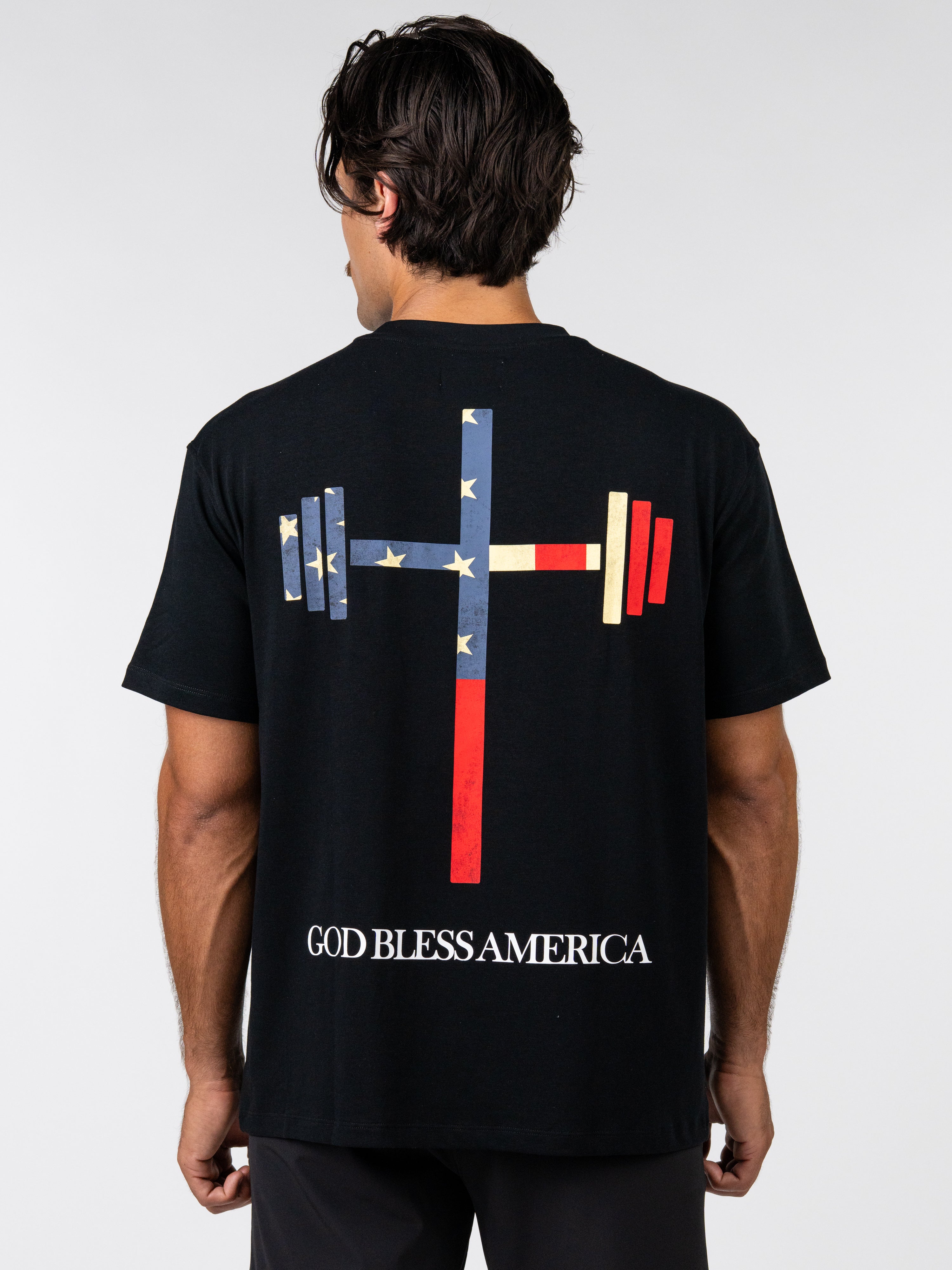 God Bless America Premium Oversized Tee