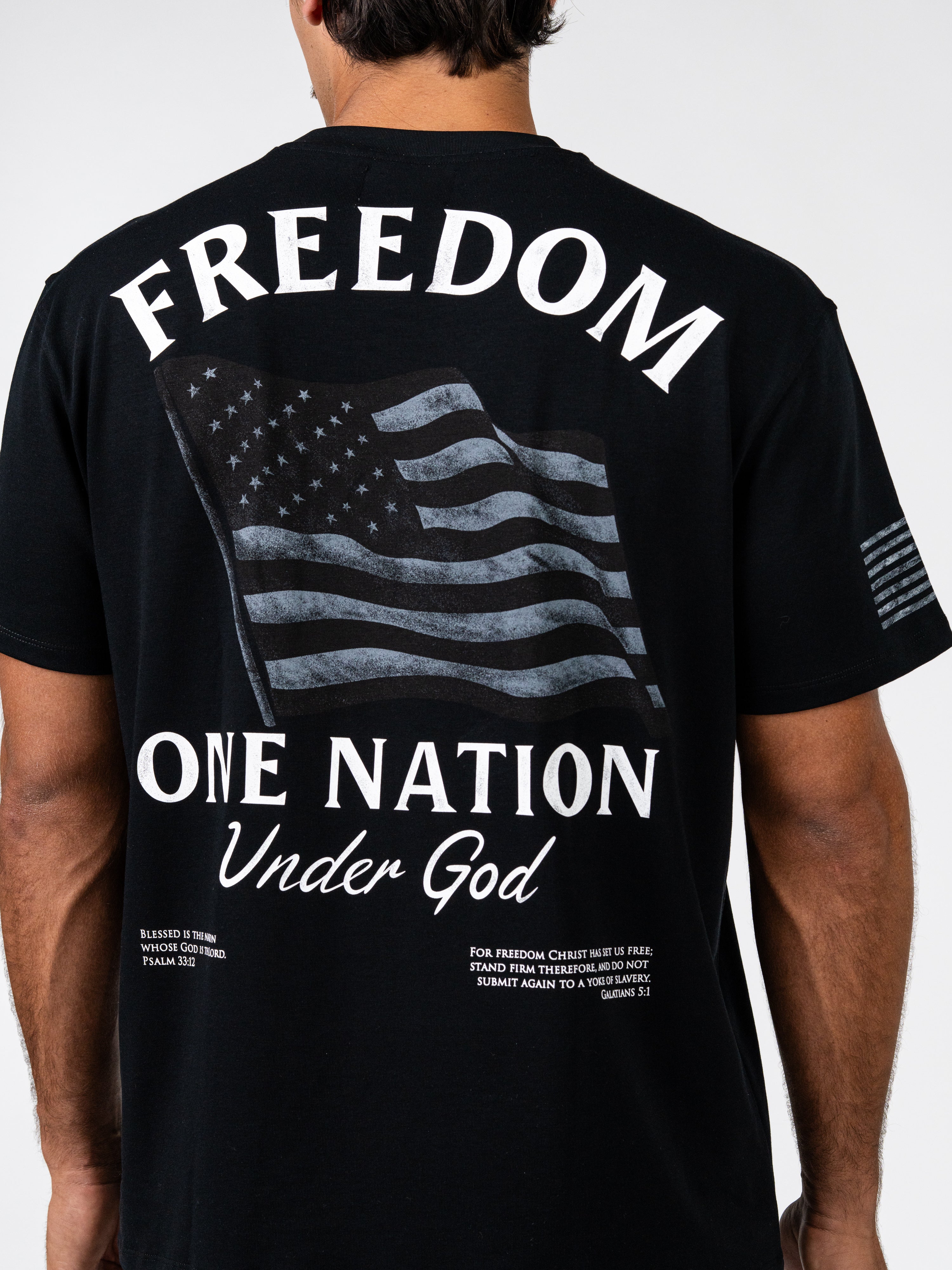 One Nation Under God Oversized Tee