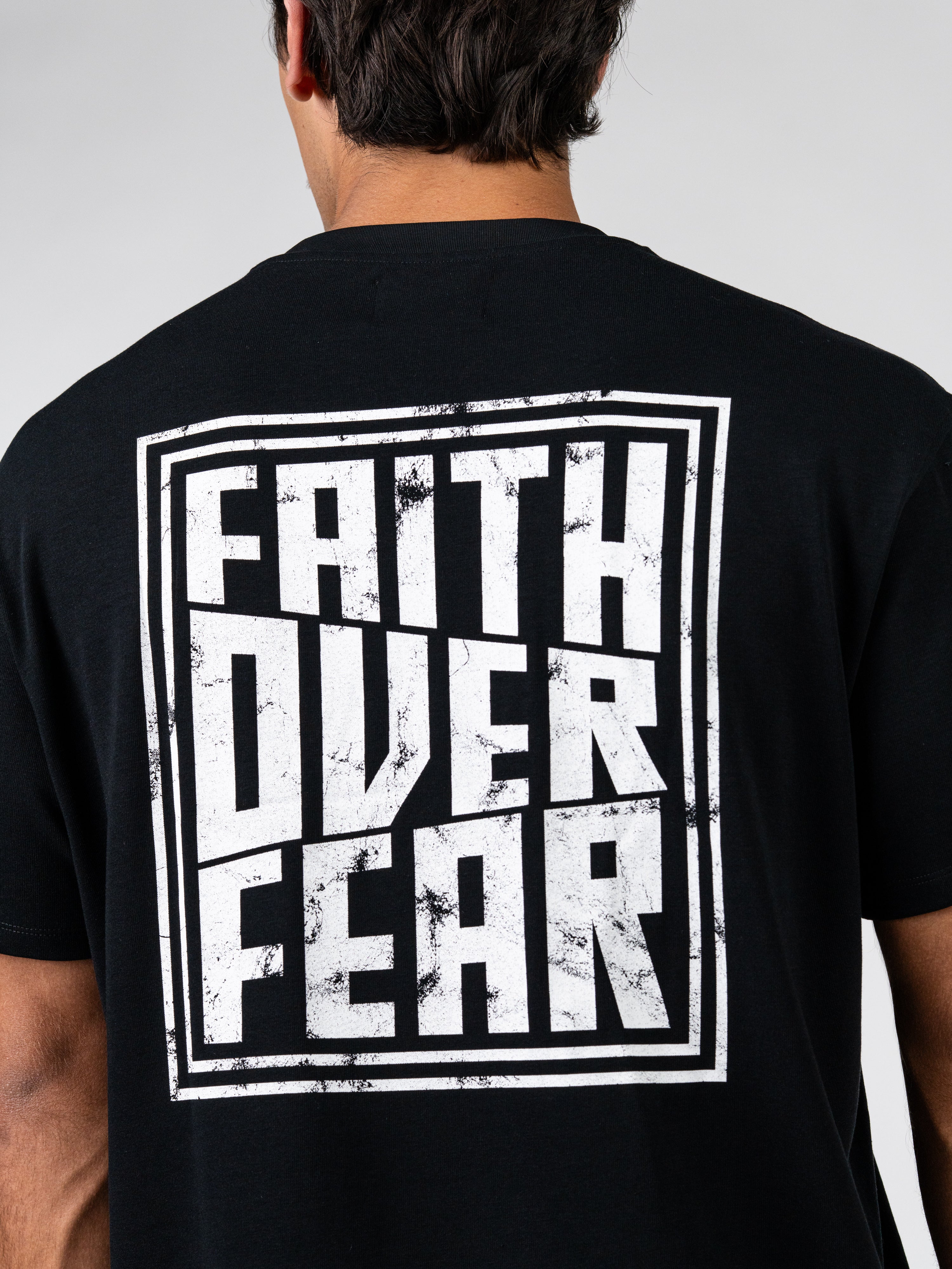 Faith Over Fear Premium Oversized Tee