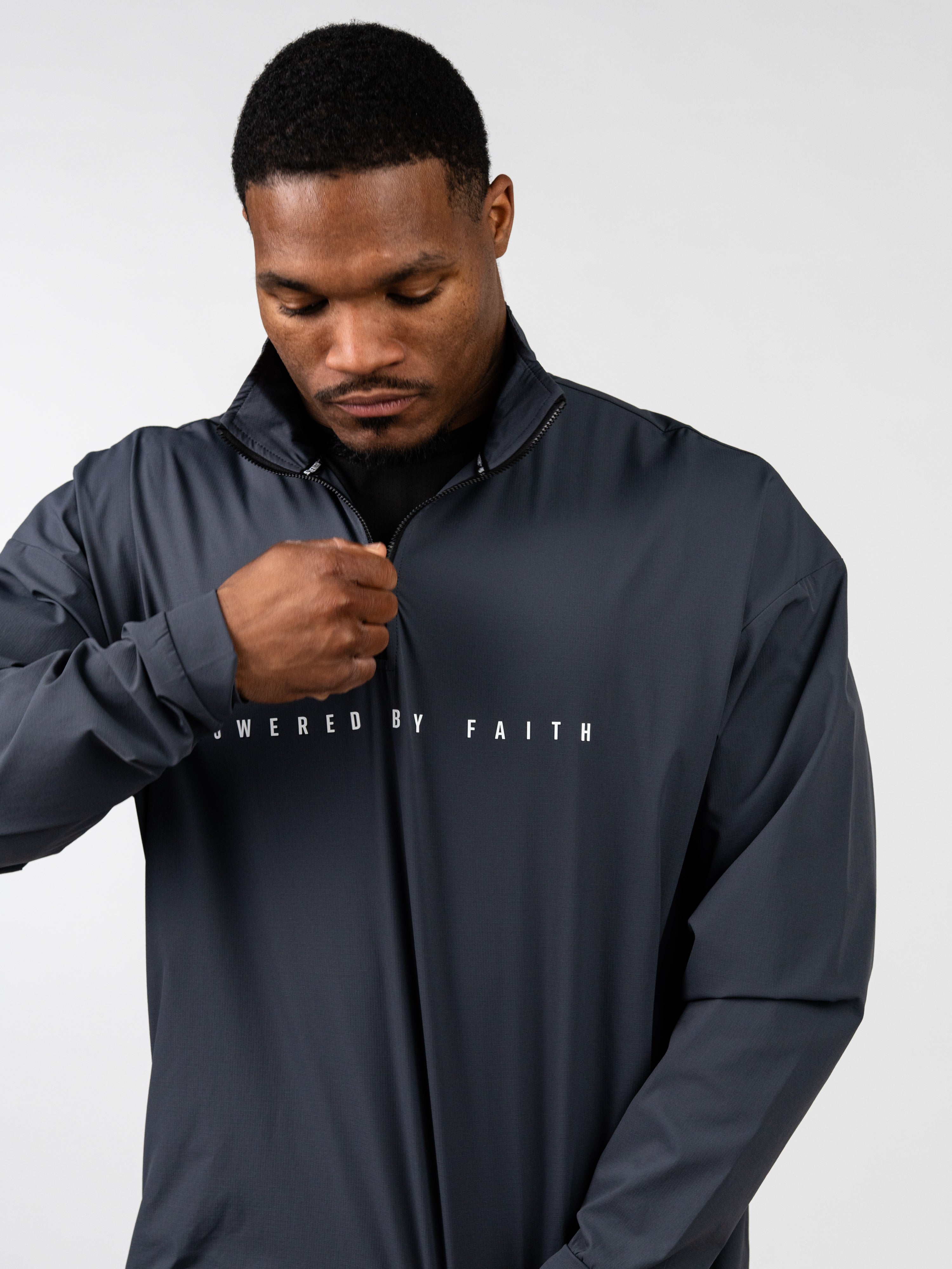 Powered By Faith Pullover Jacket