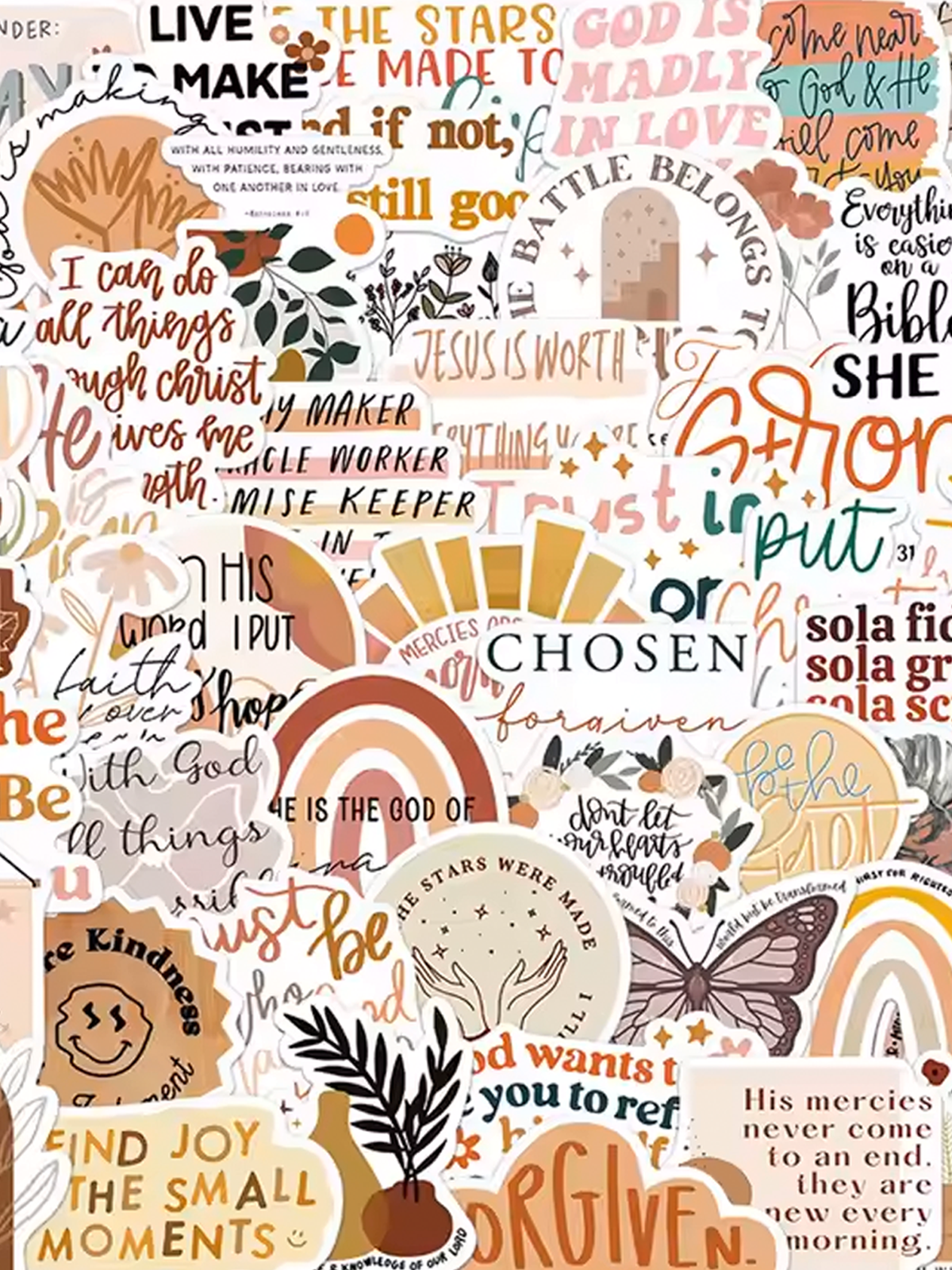 Be Still Sticker Pack (50 Stickers) - HolStrength