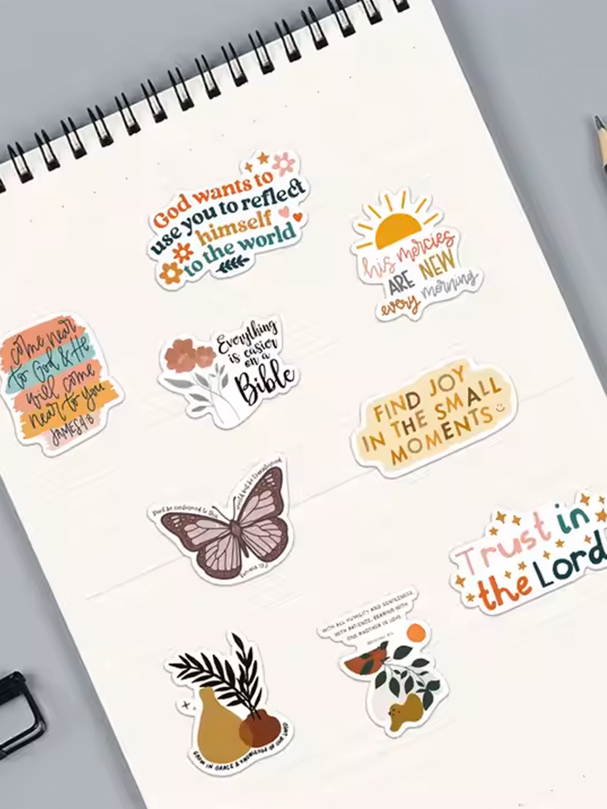 Be Still Sticker Pack (50 Stickers) - HolStrength