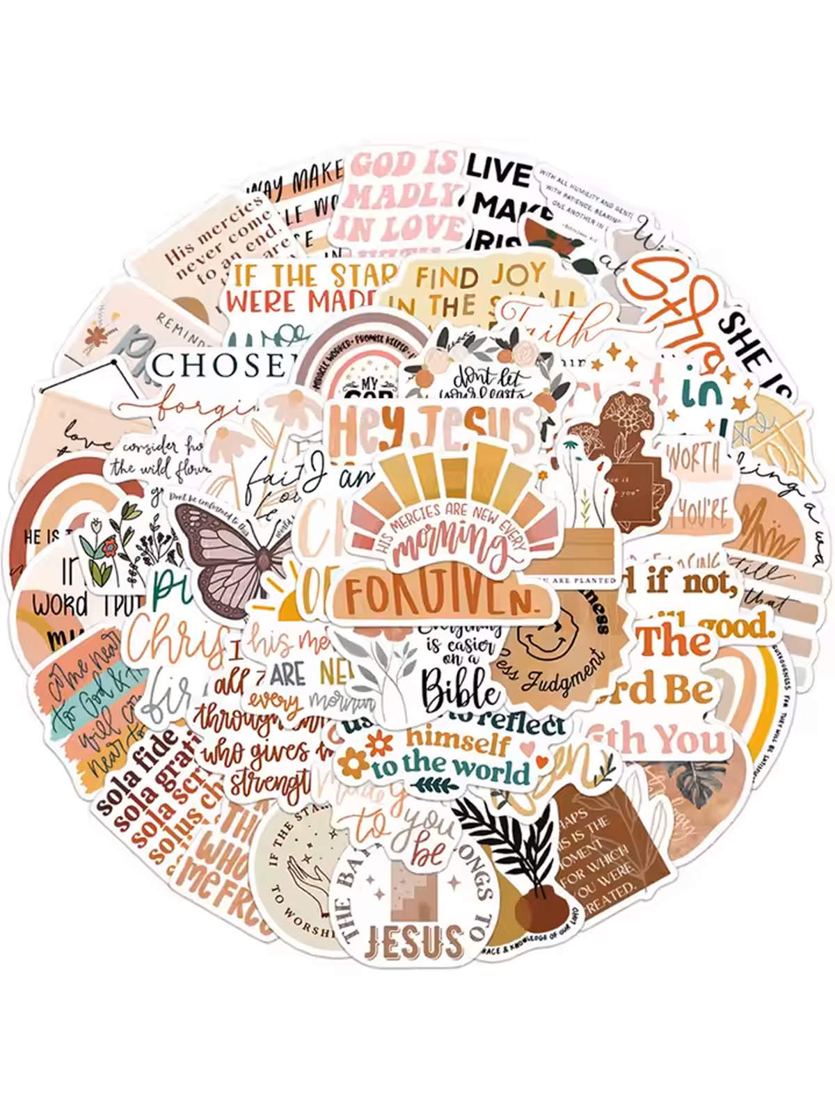 Be Still Sticker Pack (50 Stickers) - HolStrength