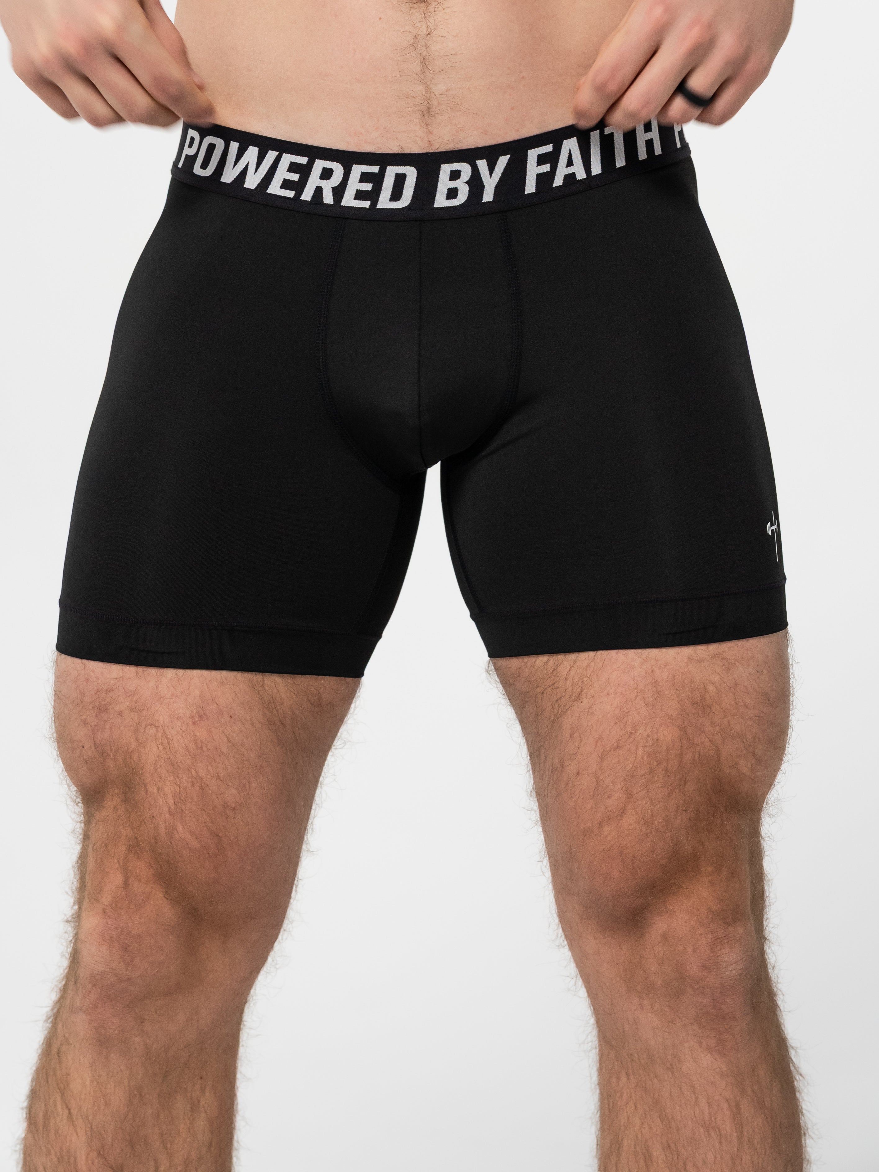 Powered By Faith Tech Boxer Briefs - HolStrength