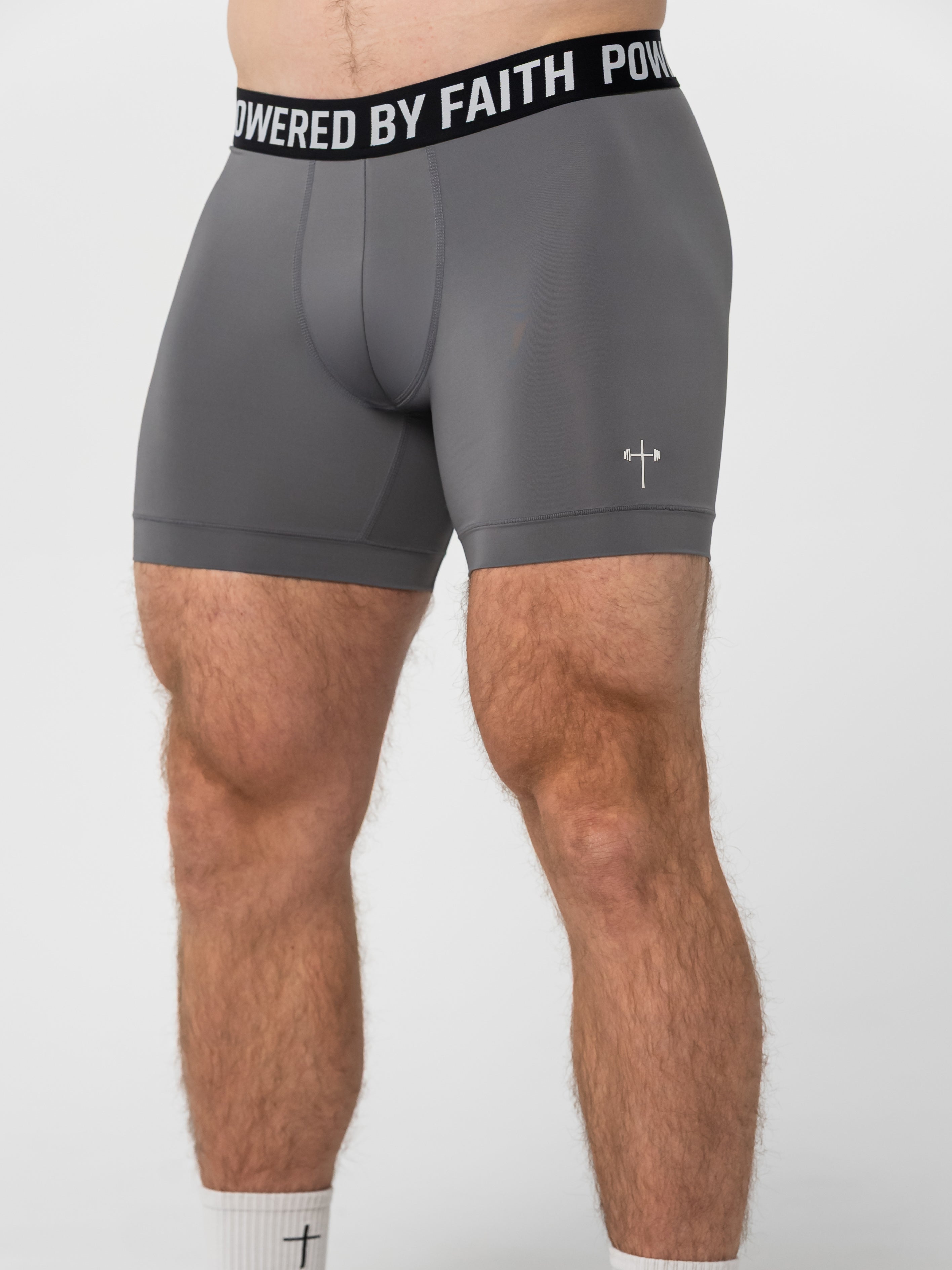 Powered By Faith Tech Boxer Briefs - HolStrength