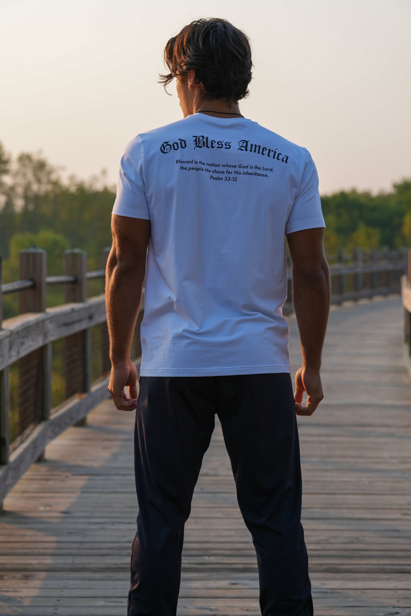 God Bless America Performance Tee - HolStrength