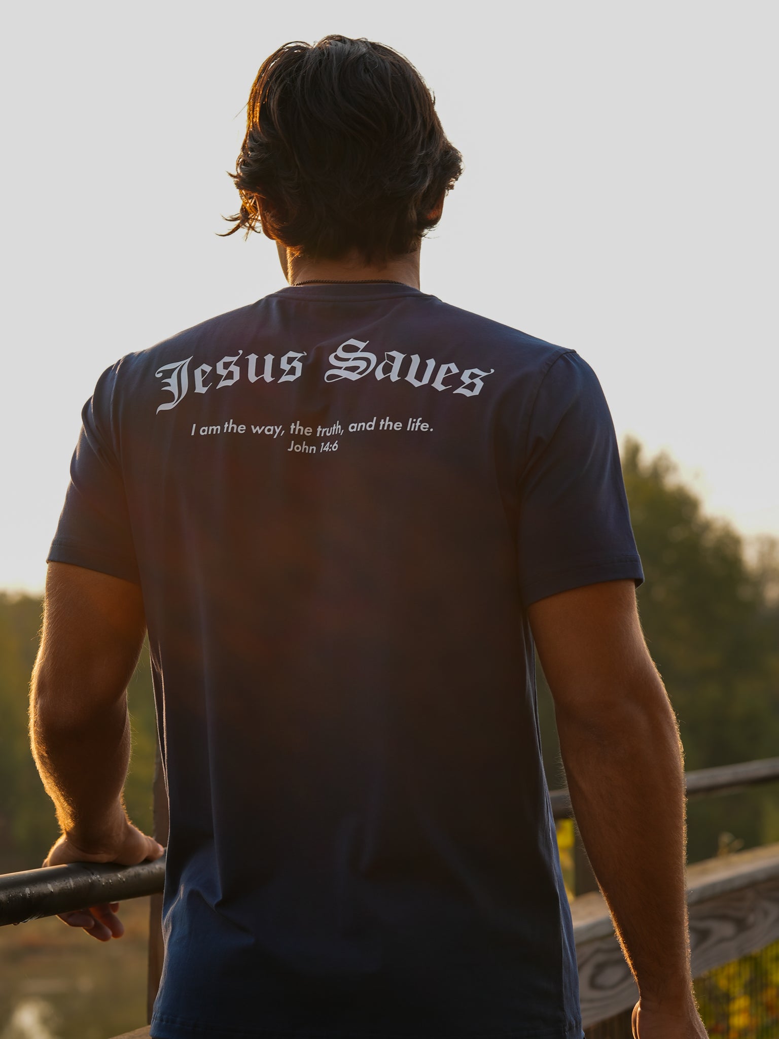 Jesus Saves Performance Tee - HolStrength