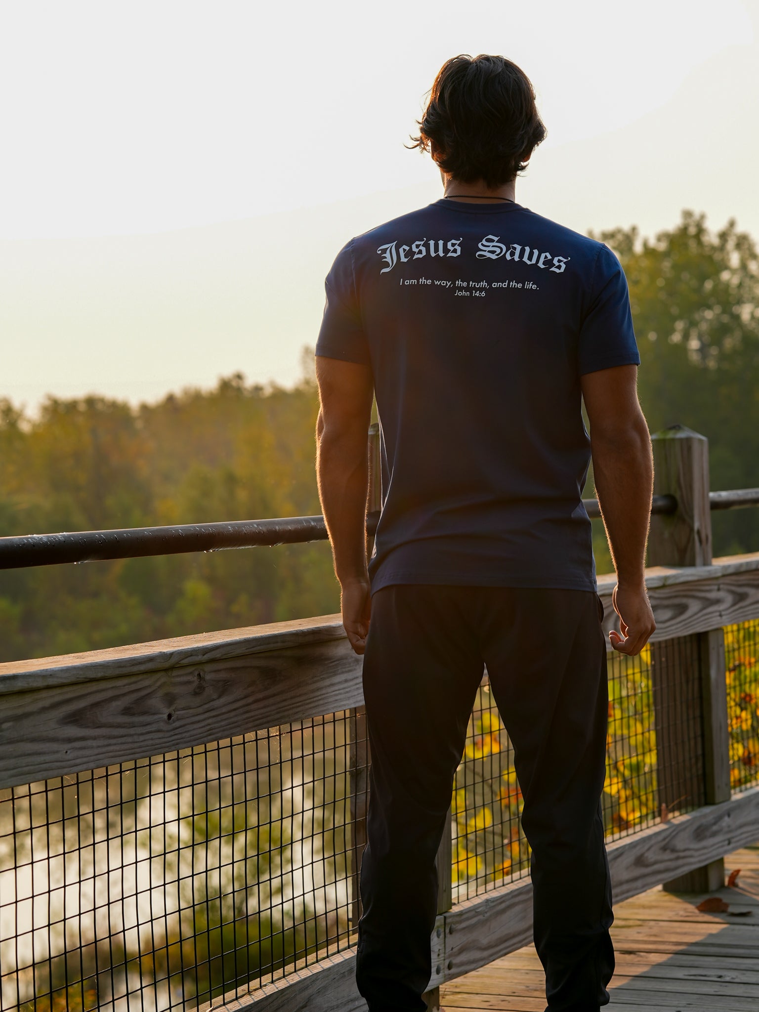 Jesus Saves Performance Tee - HolStrength