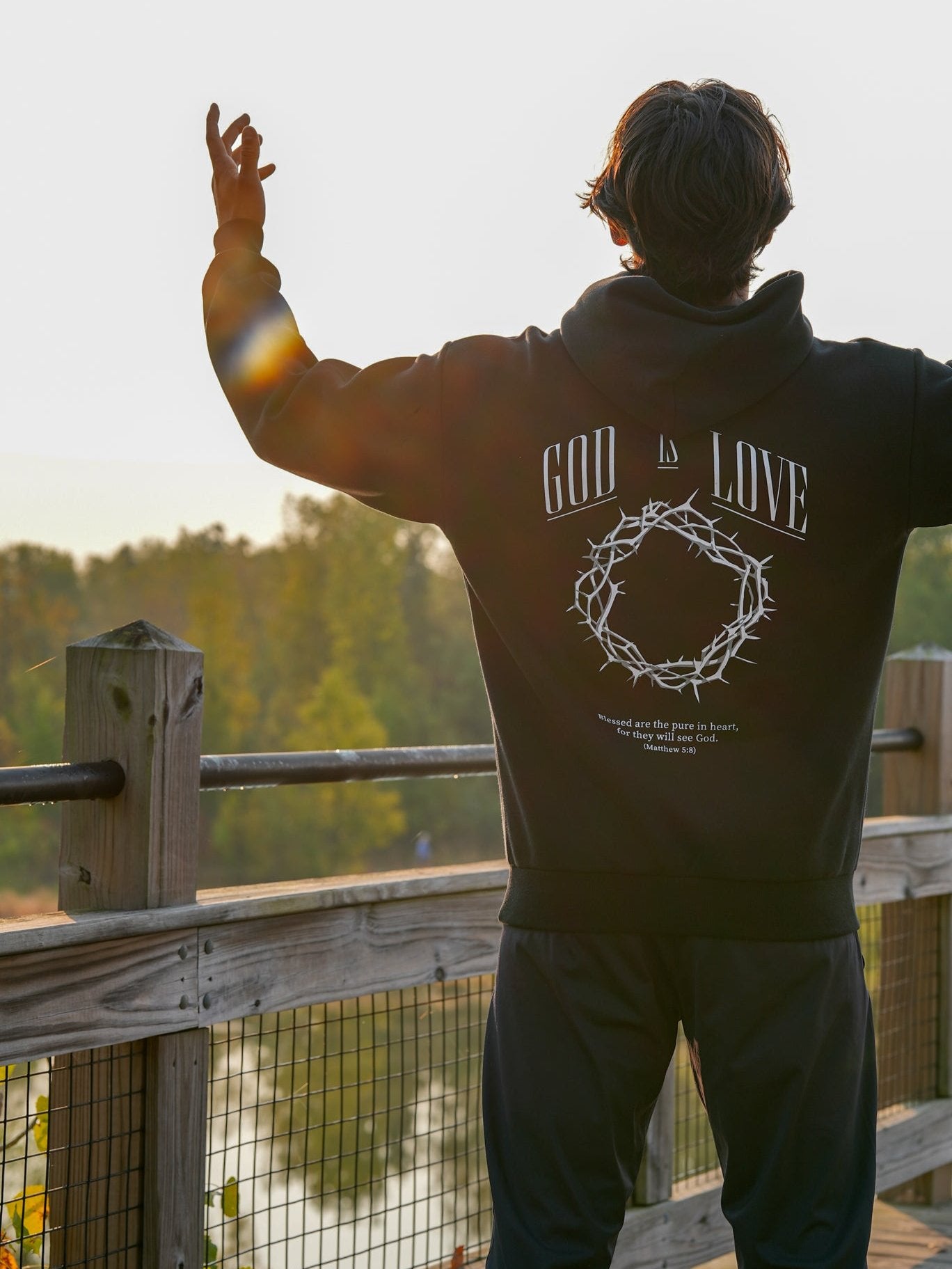 God Is Love Hoodie - HolStrength