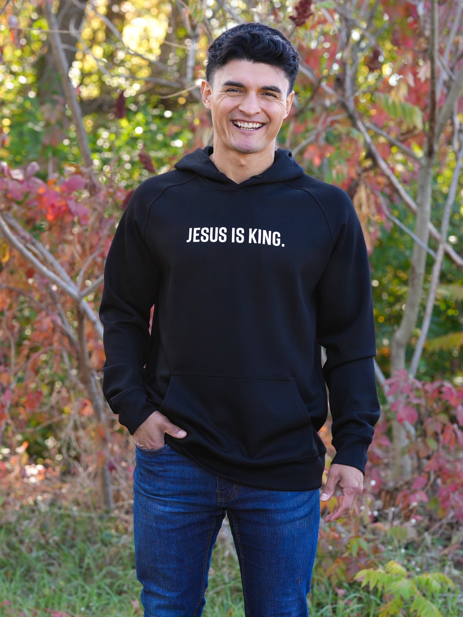 Jesus Is King Elite Hoodie - HolStrength