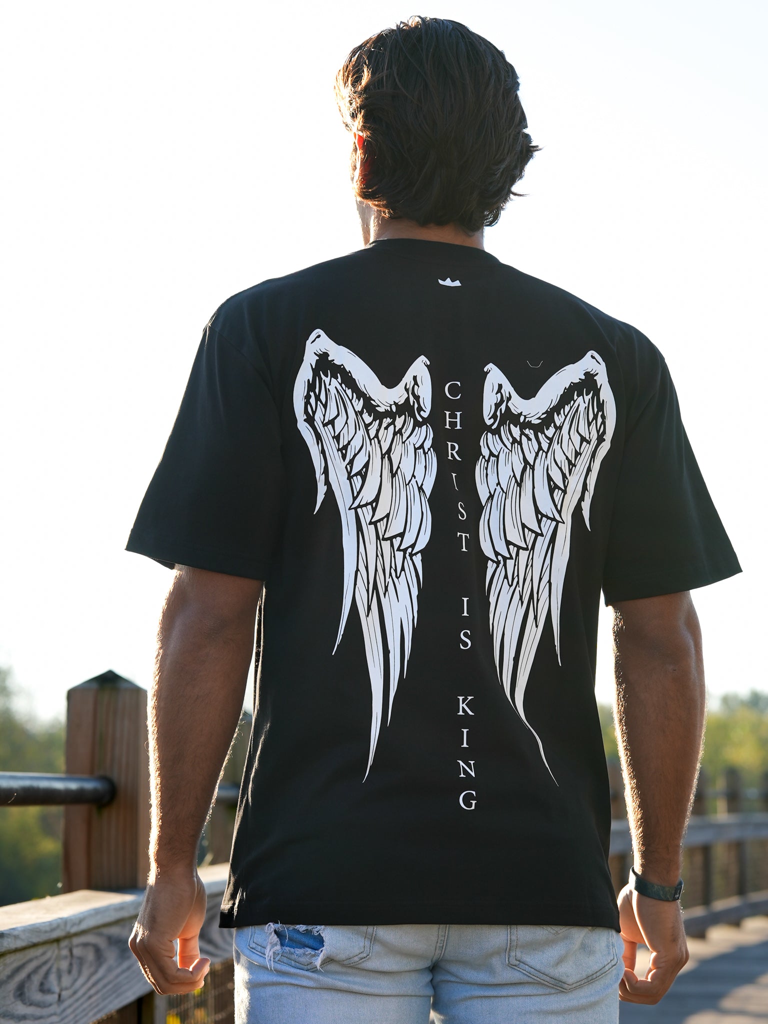 Christ Is King Wing Tee - HolStrength