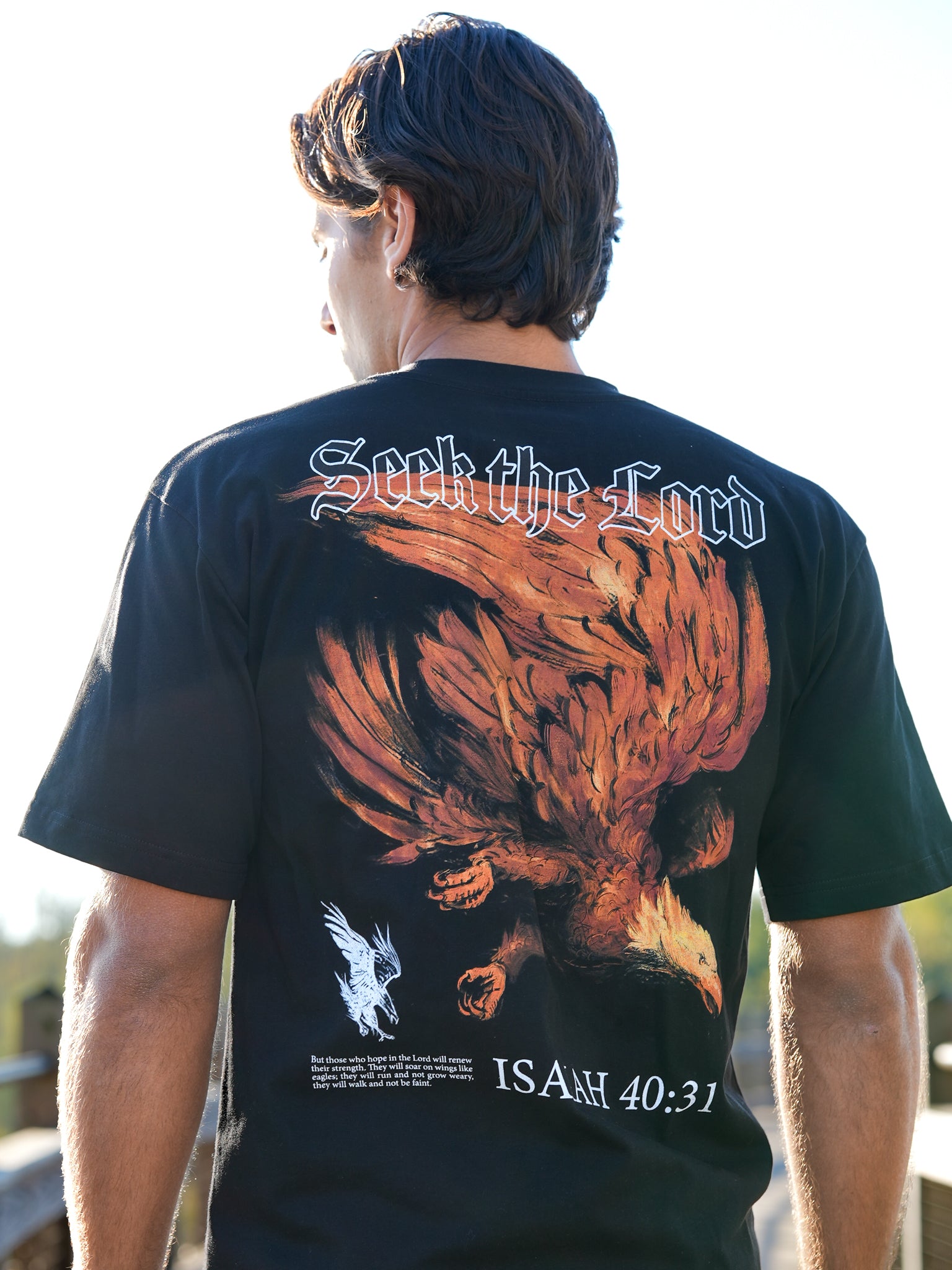 Seek The Lord Eagle Tee - HolStrength