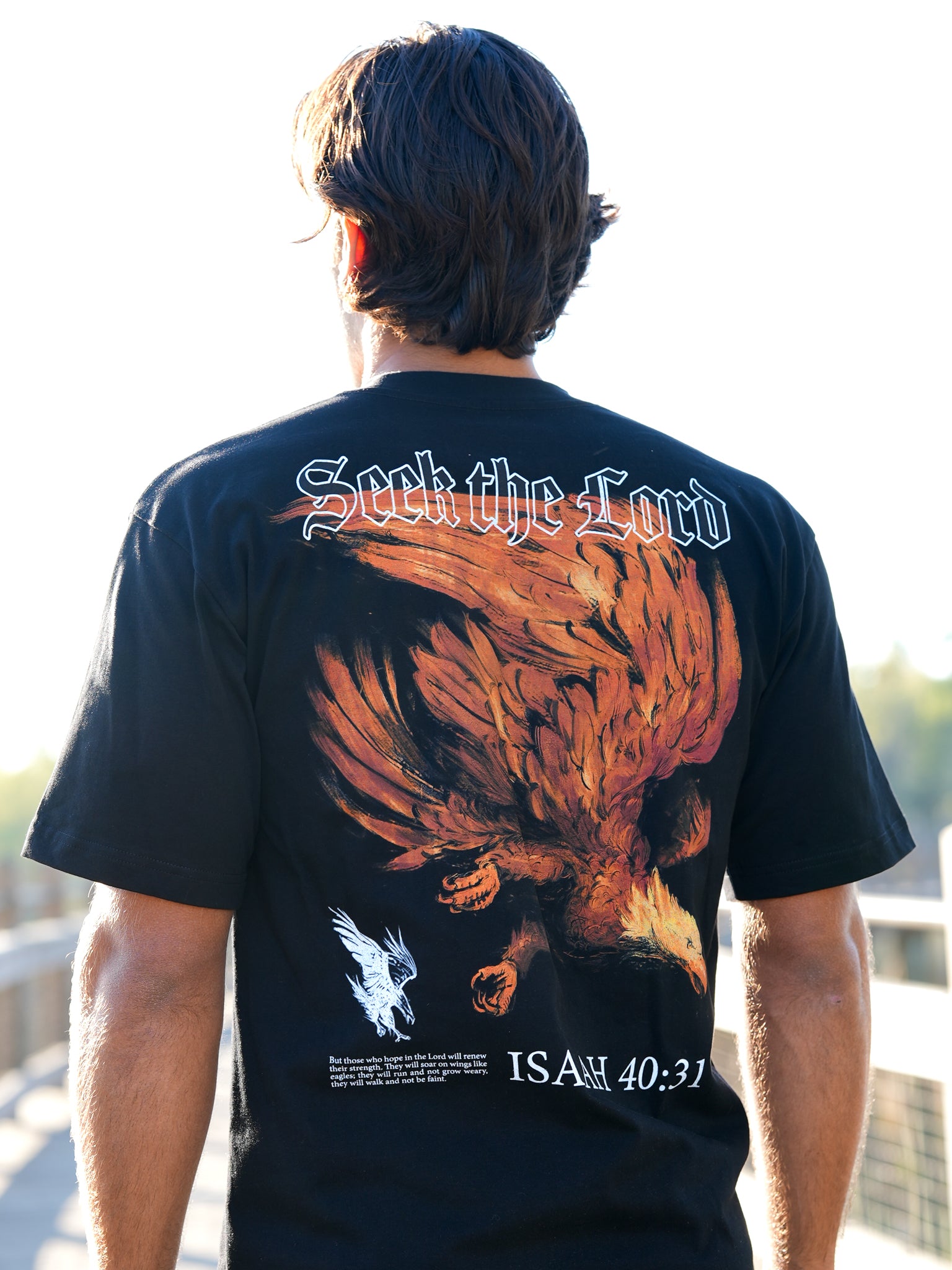 Seek The Lord Eagle Tee - HolStrength