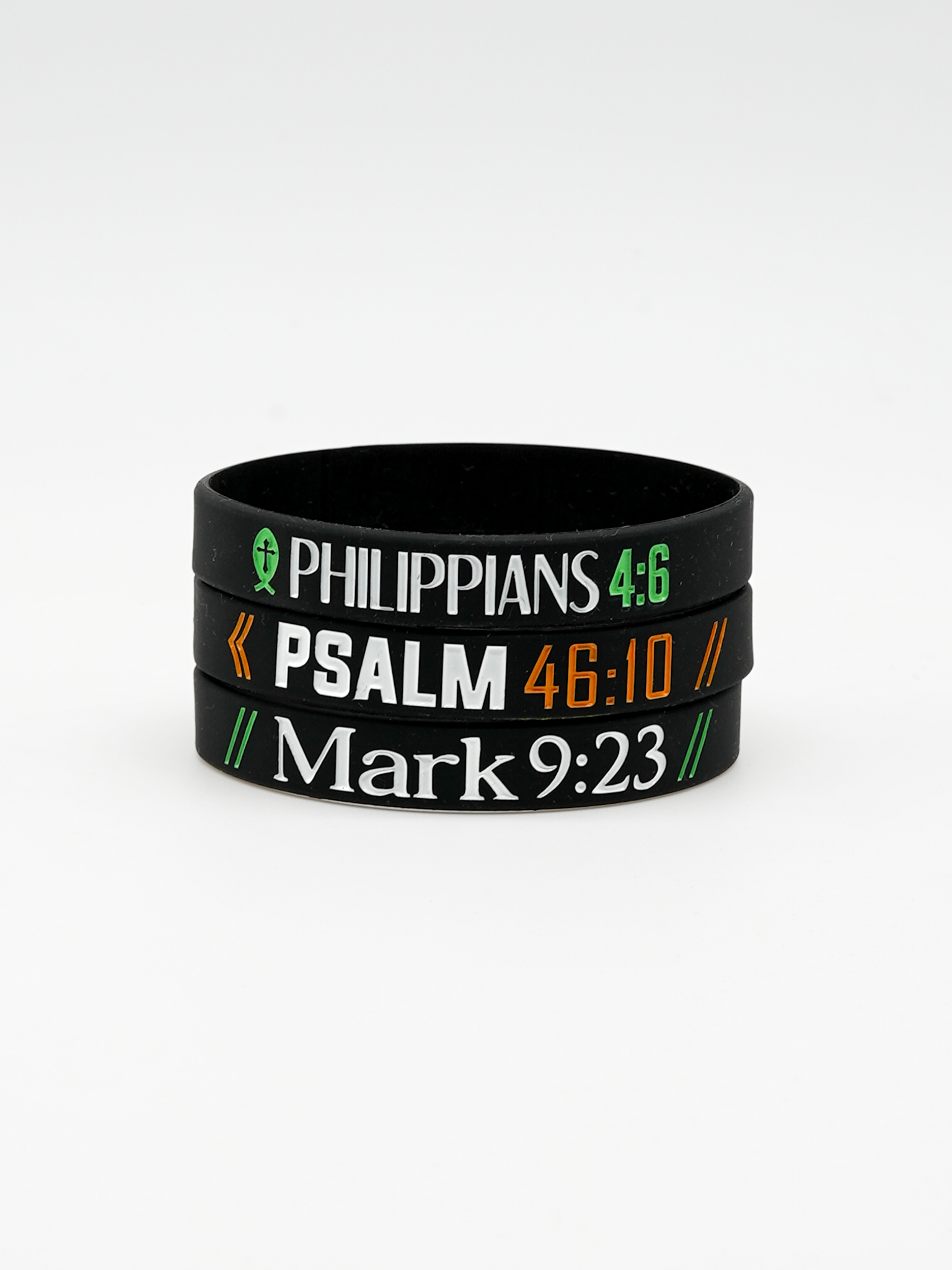 Christian Rubber Bracelet (3-Pack) - HolStrength
