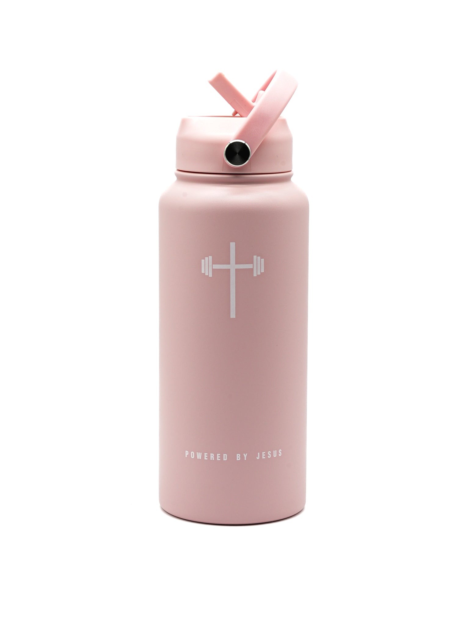 Powered By Jesus 32oz Insulated Water Bottle