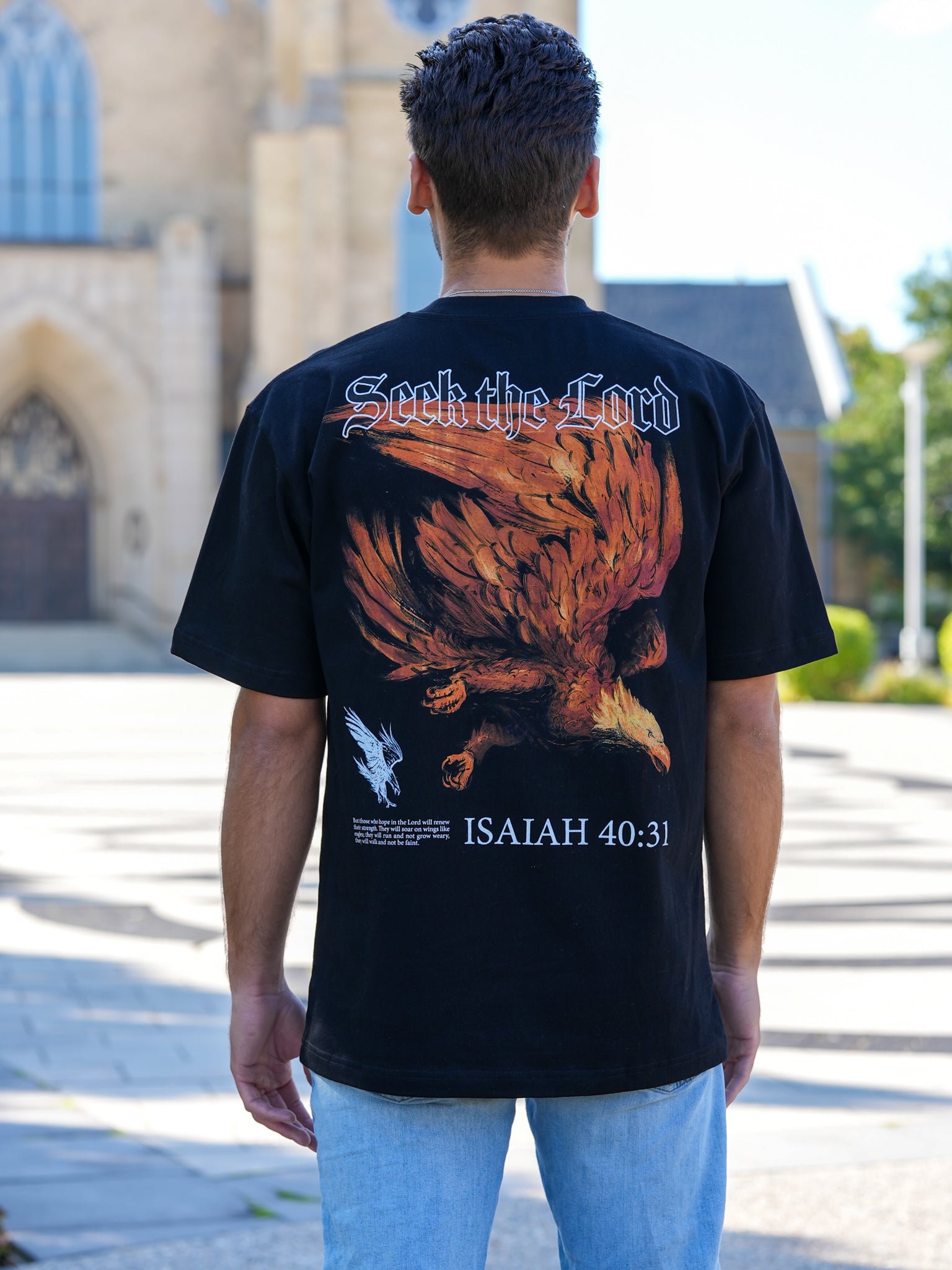 Seek The Lord Eagle Tee - HolStrength