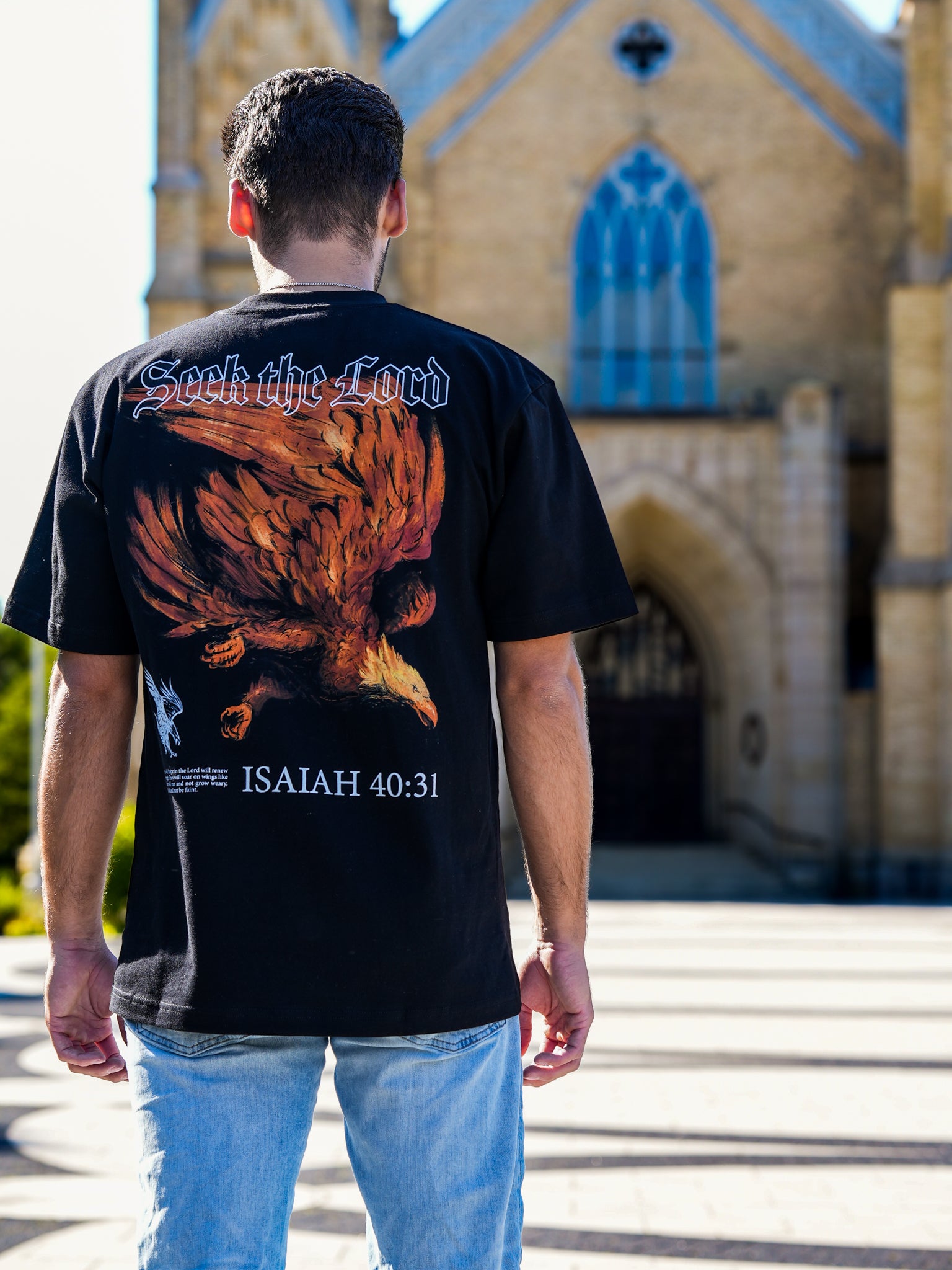 Seek The Lord Eagle Tee - HolStrength