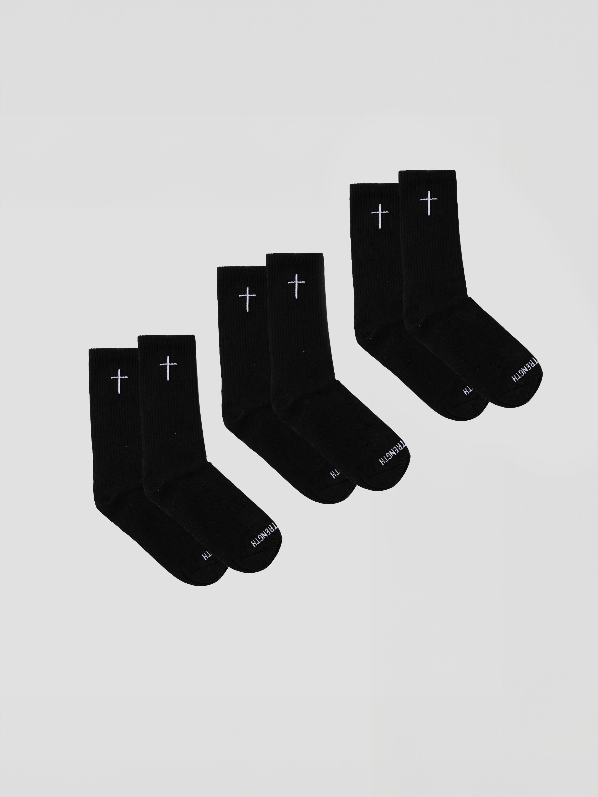 Cross Socks (3 Pair) - HolStrength