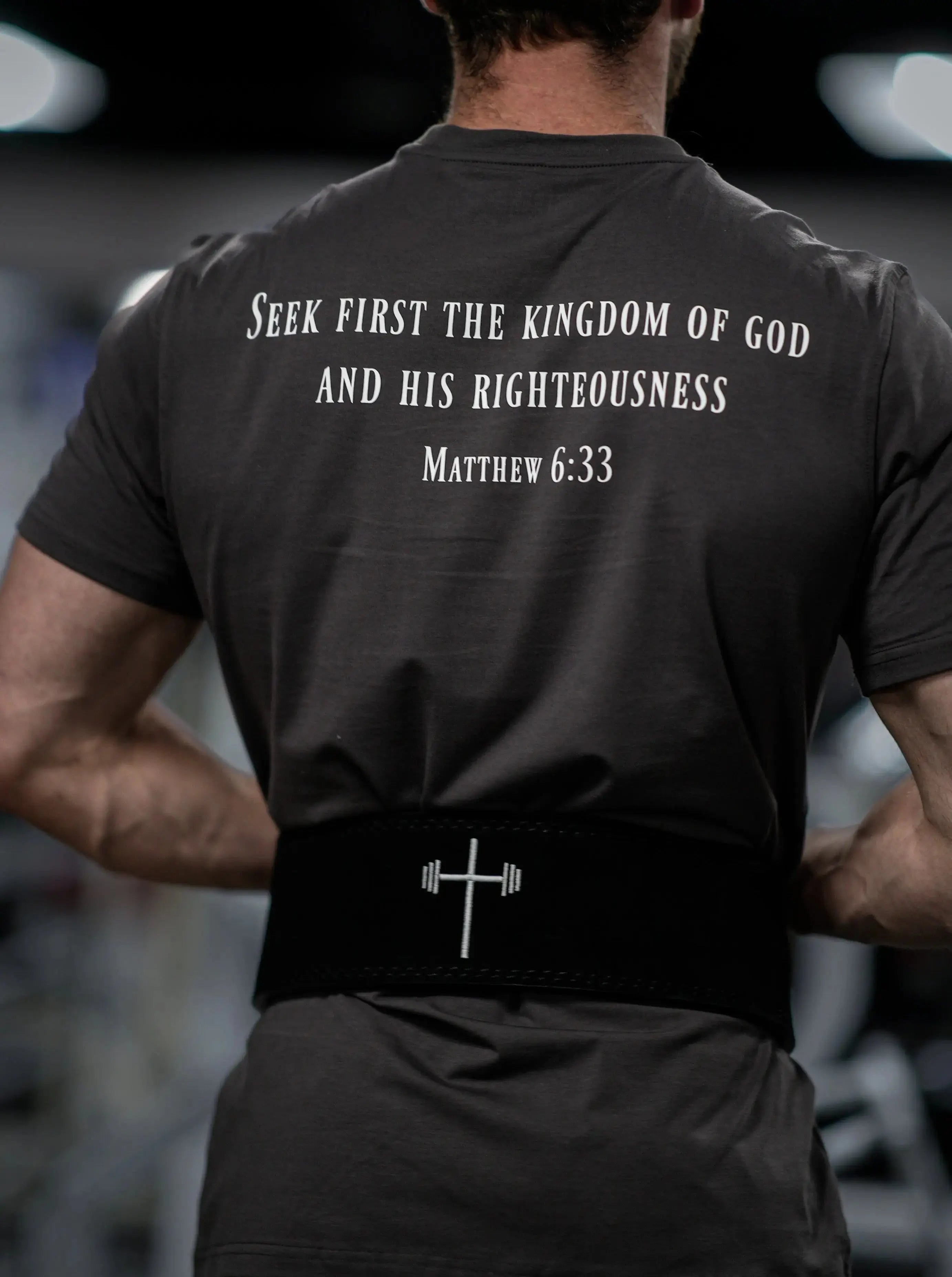God First 10MM Lever Suede Belt - Black HolStrength