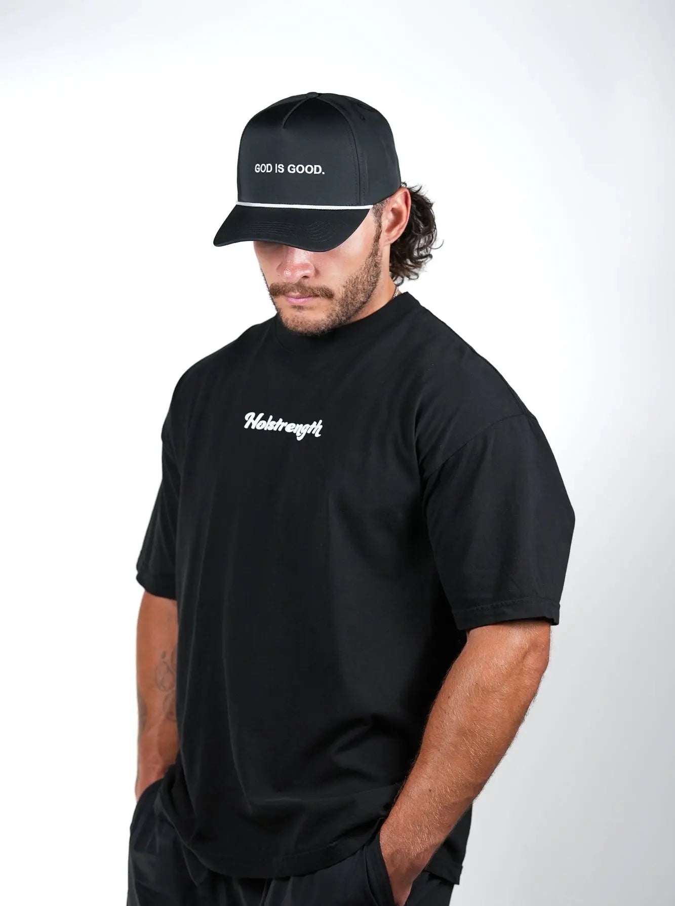 God Is Good Hat - Black HolStrength