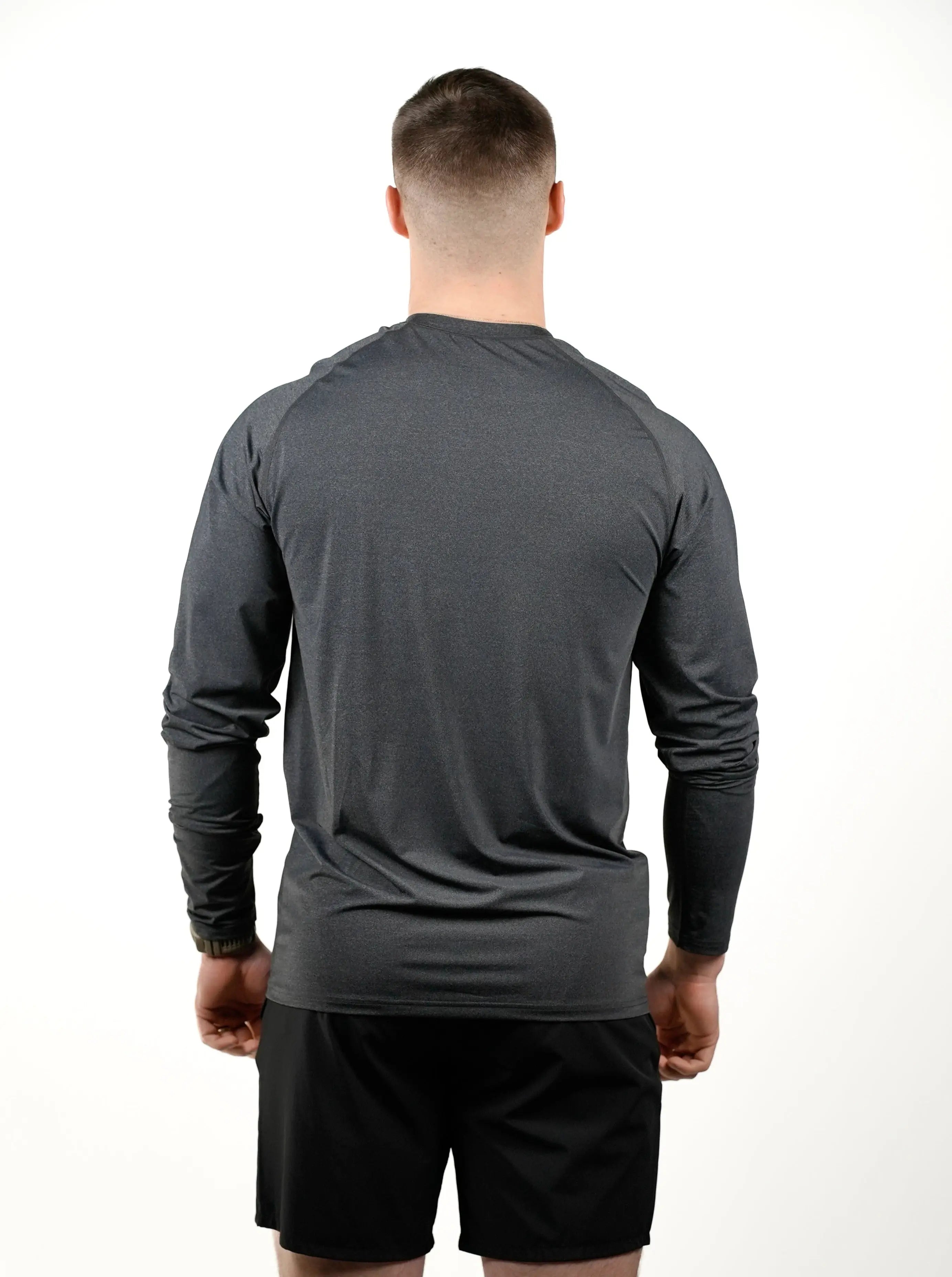 Lightweight Long Sleeve Tee - Charcoal HolStrength