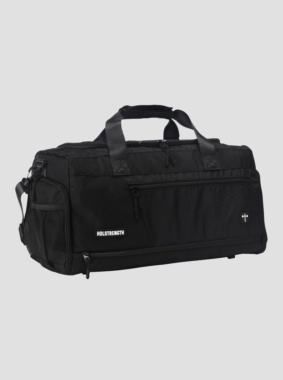 Powered By Faith Duffle Bag - HolStrength