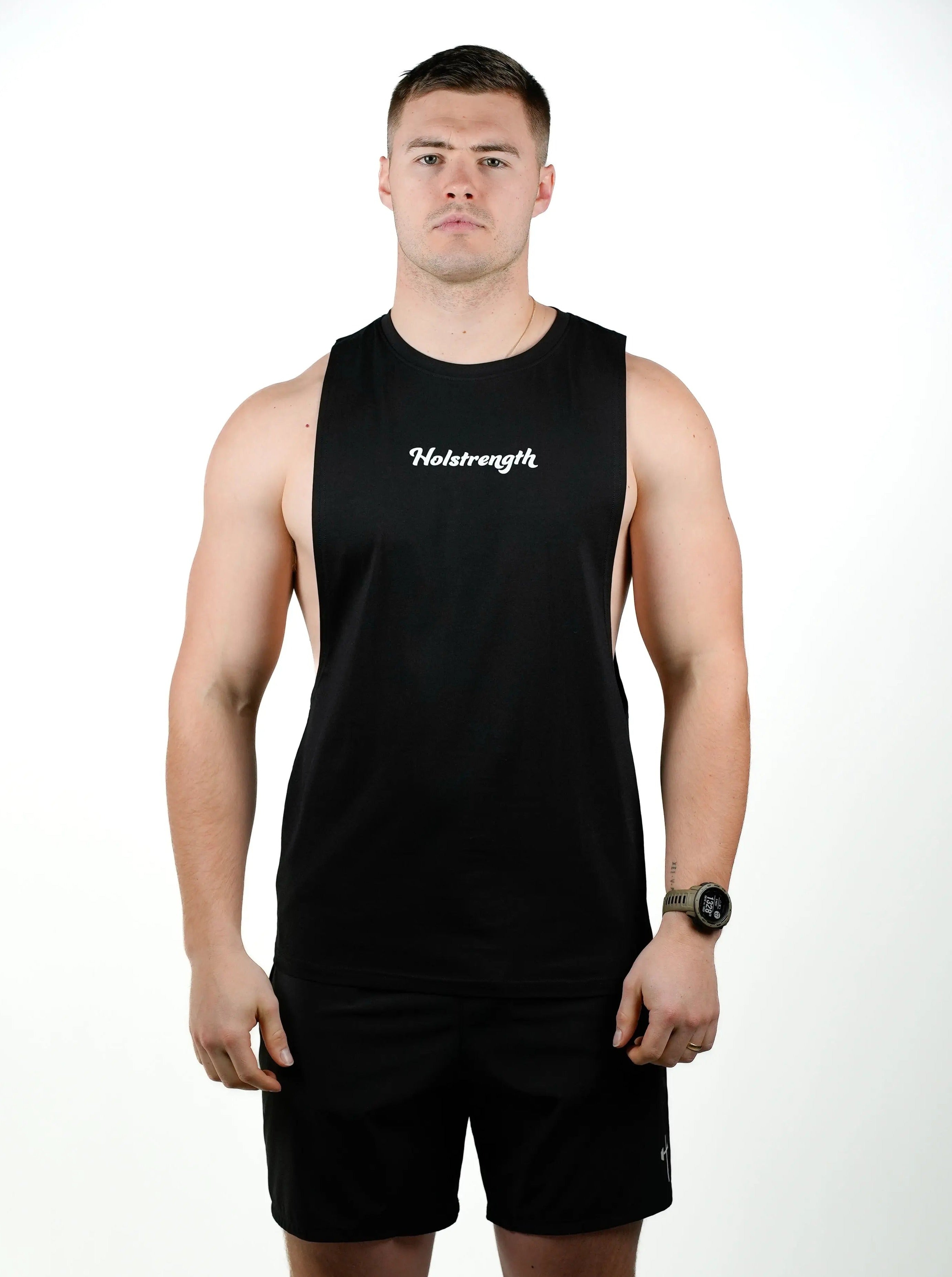 Phil 4:13 Cut Off - Black HolStrength