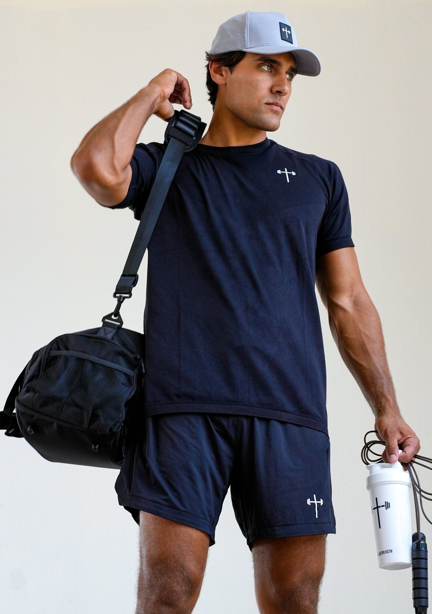Powered By Faith Duffle Bag - HolStrength