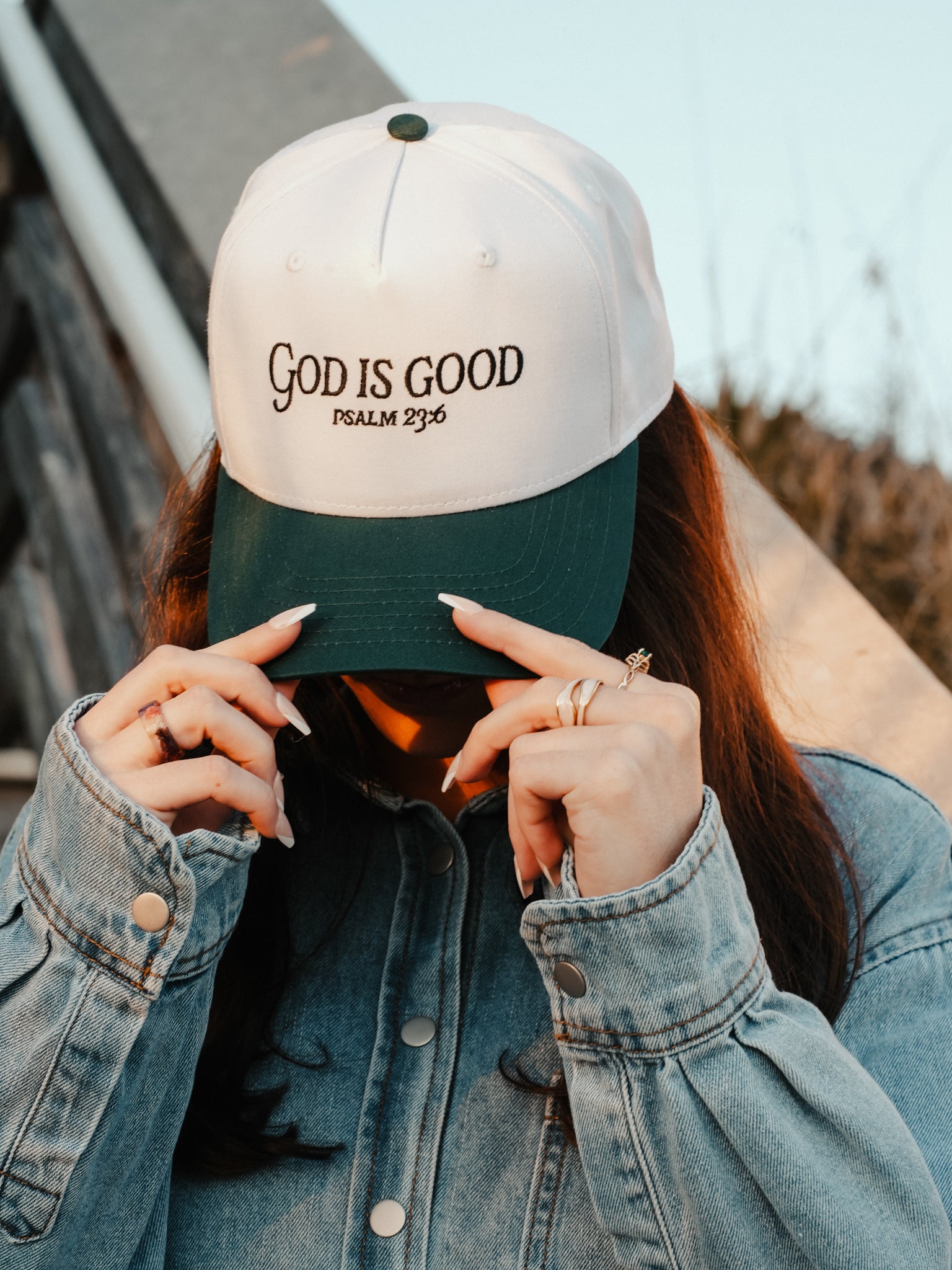 God is Good Embroidered Hat - HolStrength
