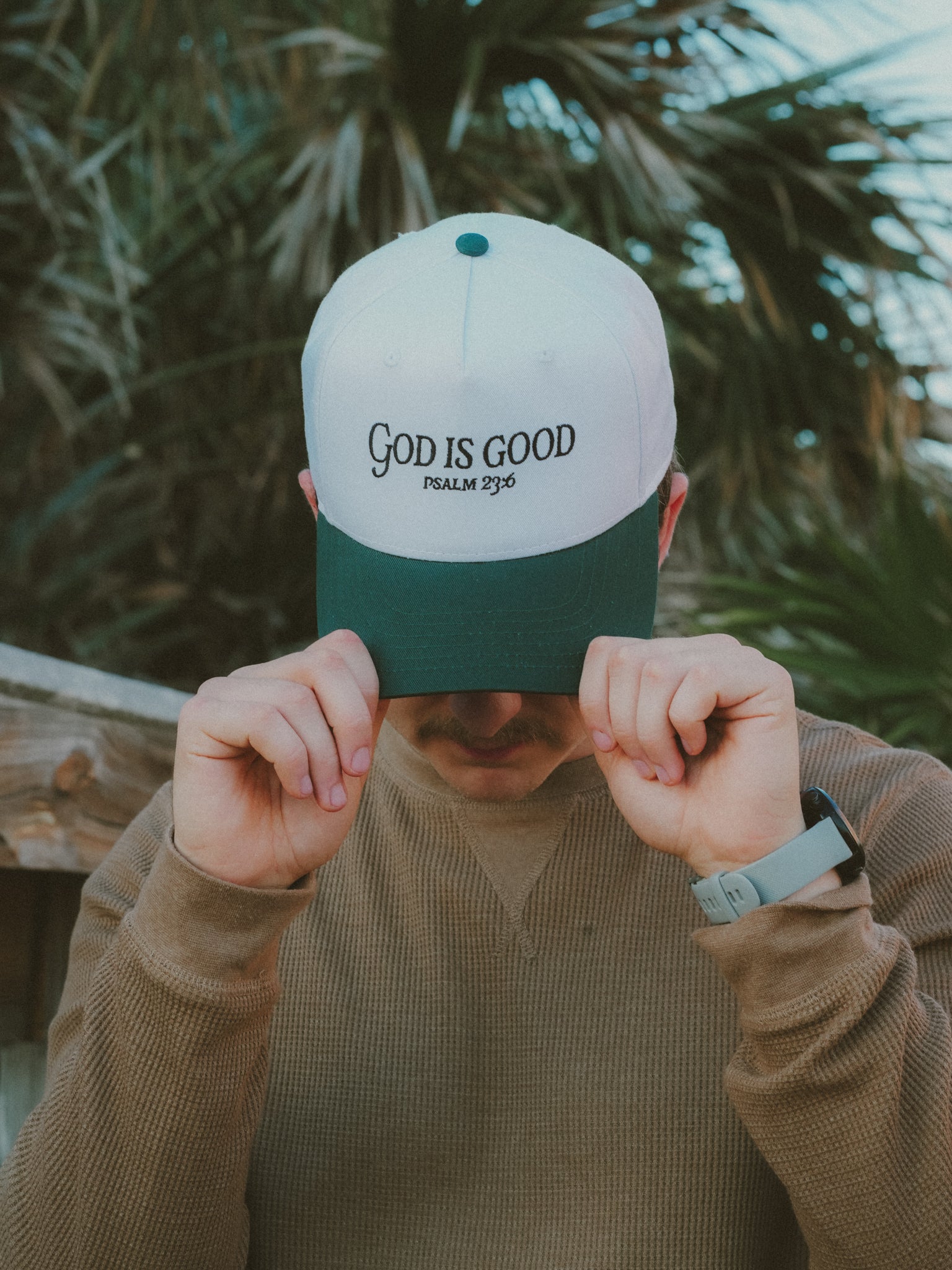 God is Good Embroidered Hat - HolStrength