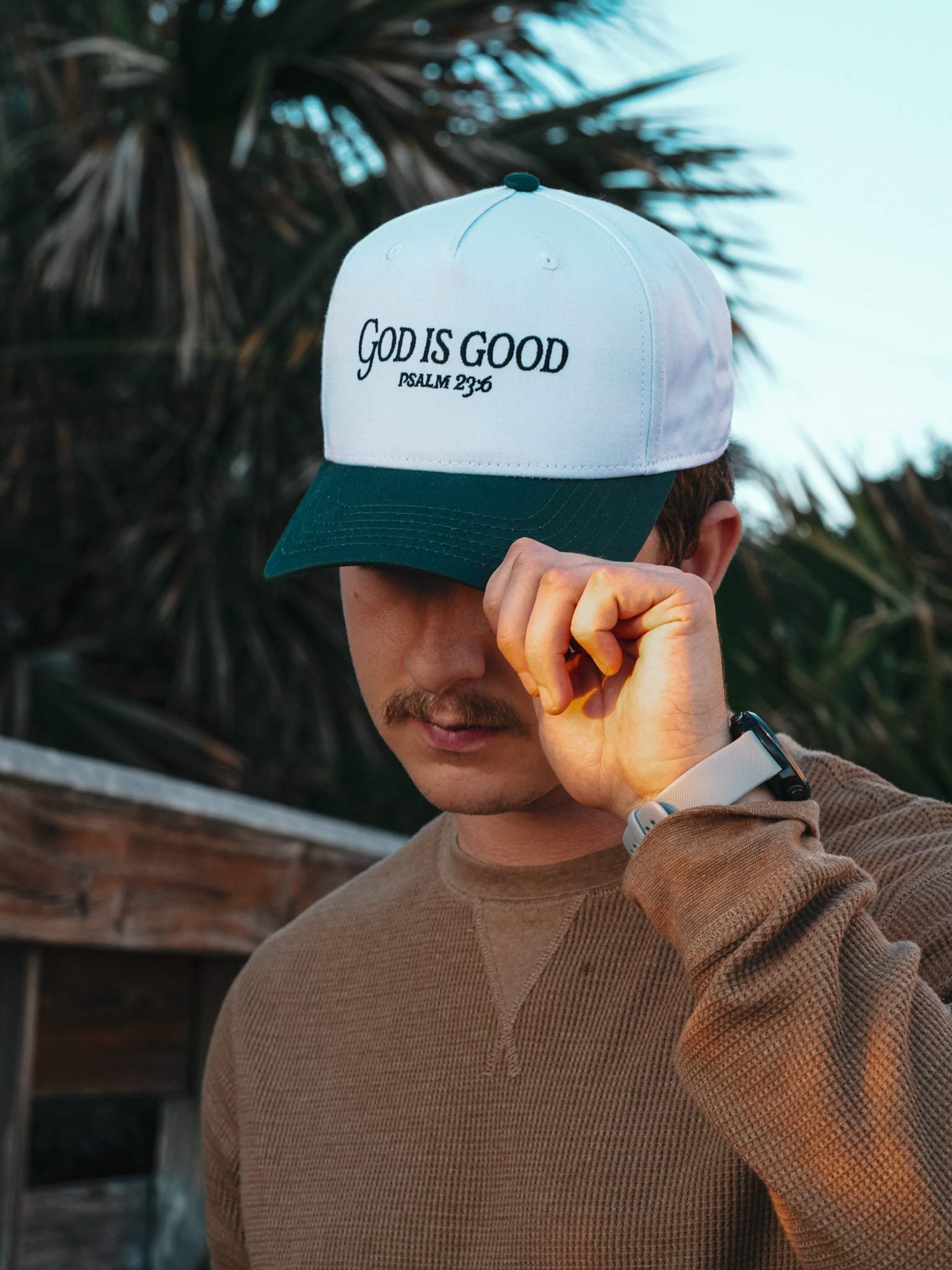 God is Good Embroidered Hat - HolStrength