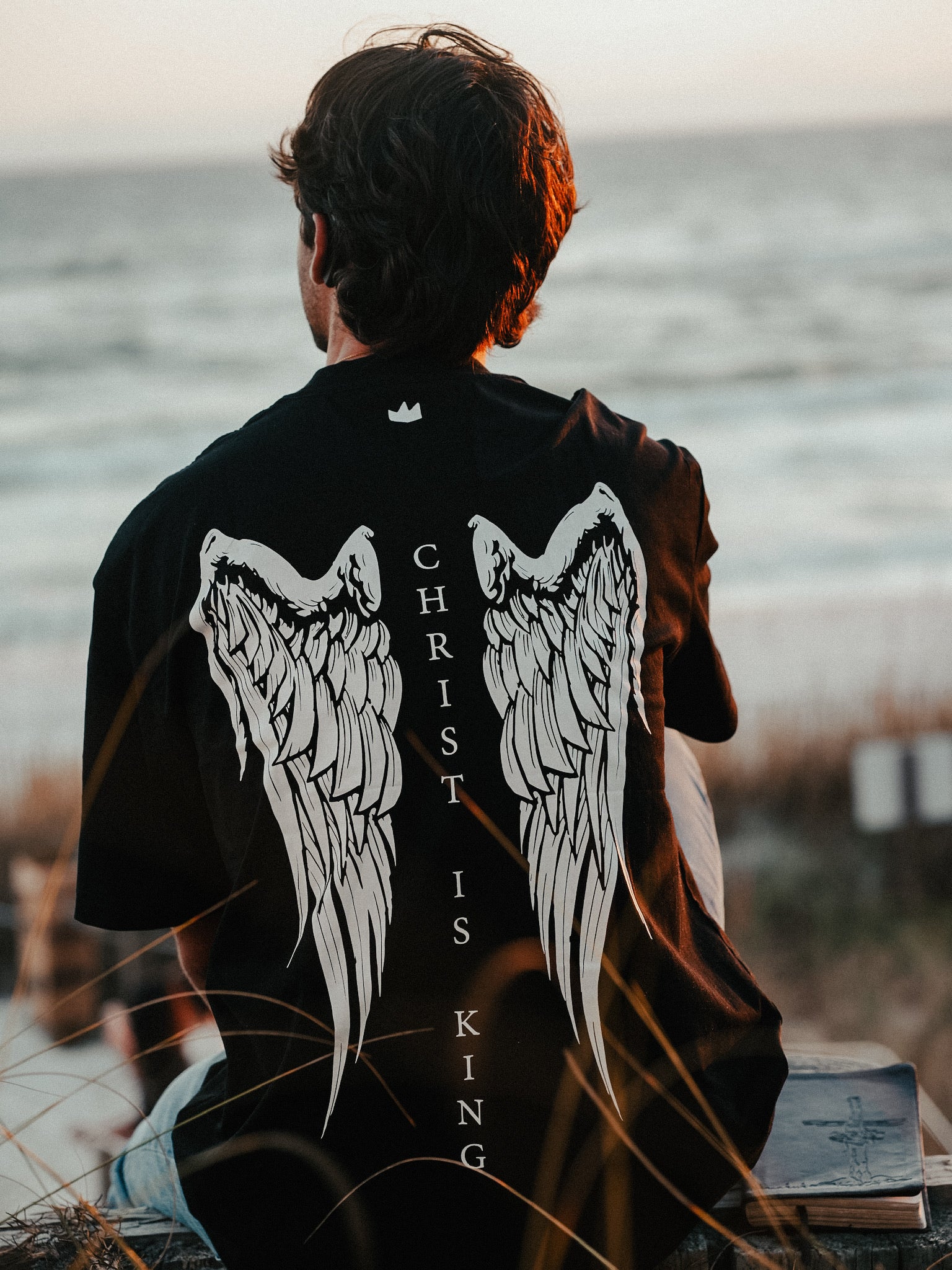Christ Is King Wing Tee - HolStrength