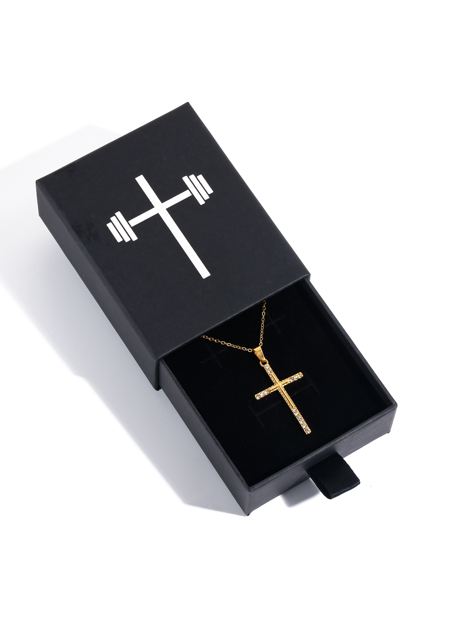 Layered Cross Necklace - HolStrength