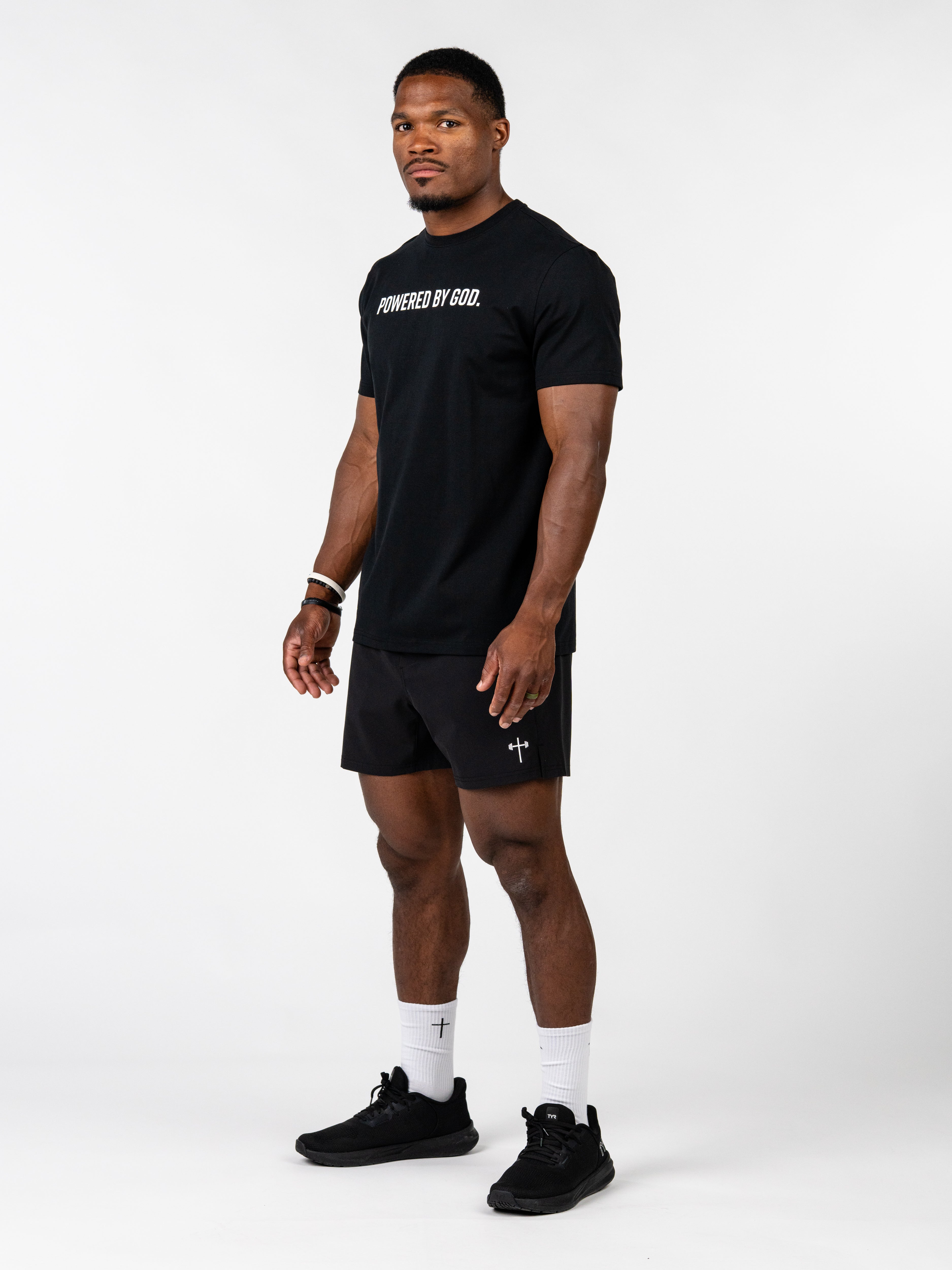 Powered By God Performance Tee
