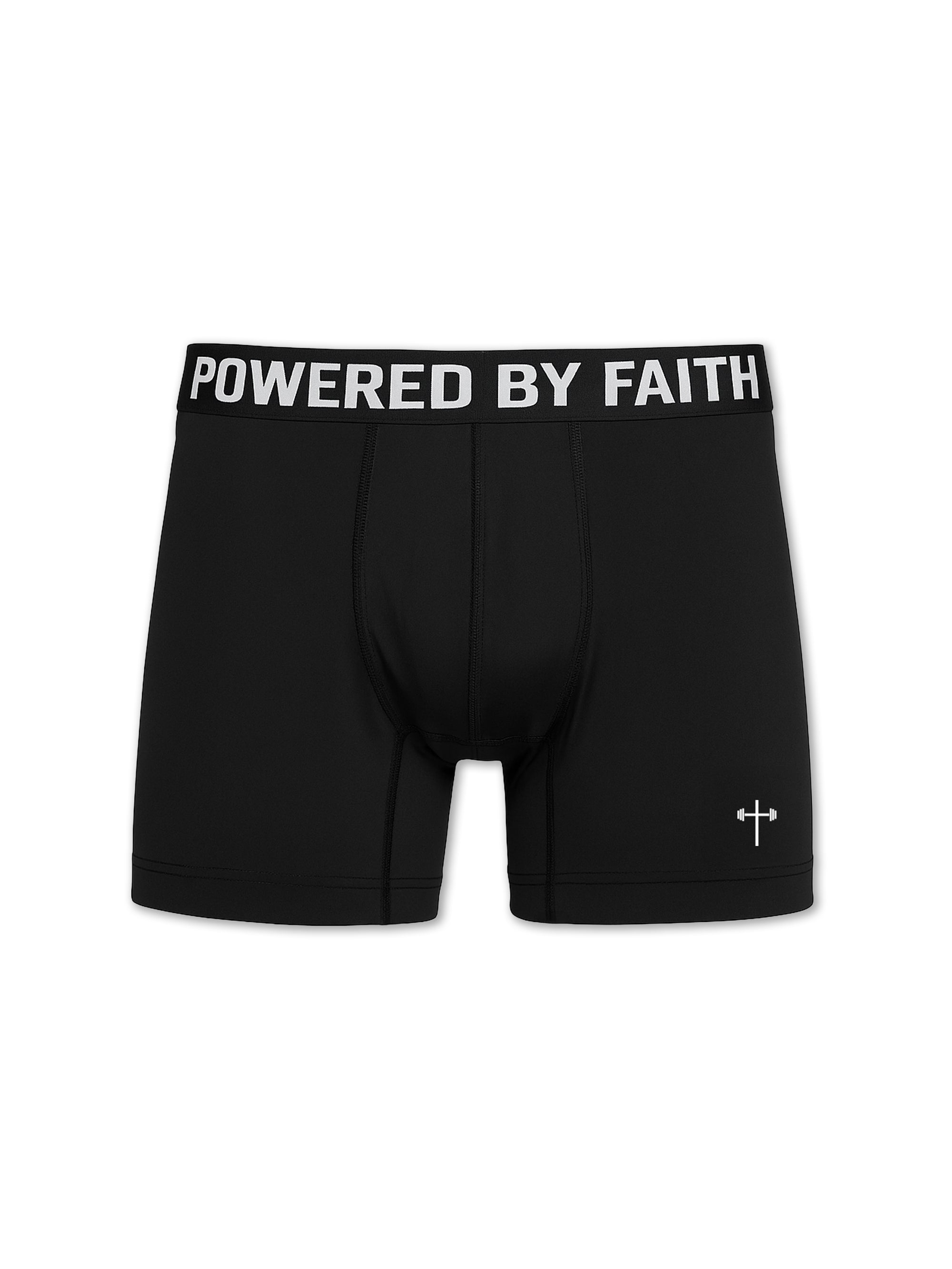 Powered By Faith Tech Boxer Briefs - HolStrength