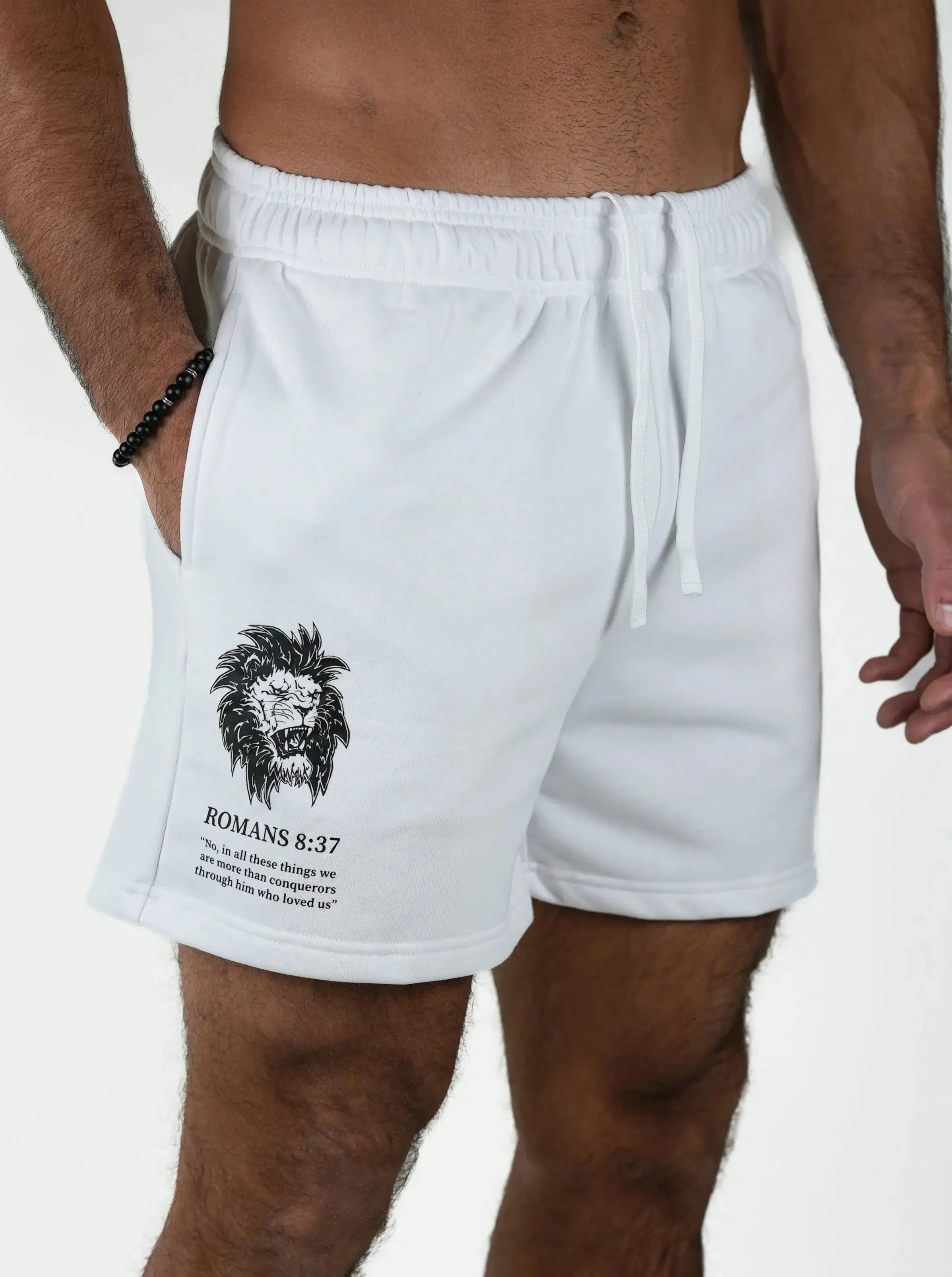 Romans 8:37 Lion Shorts HolStrength