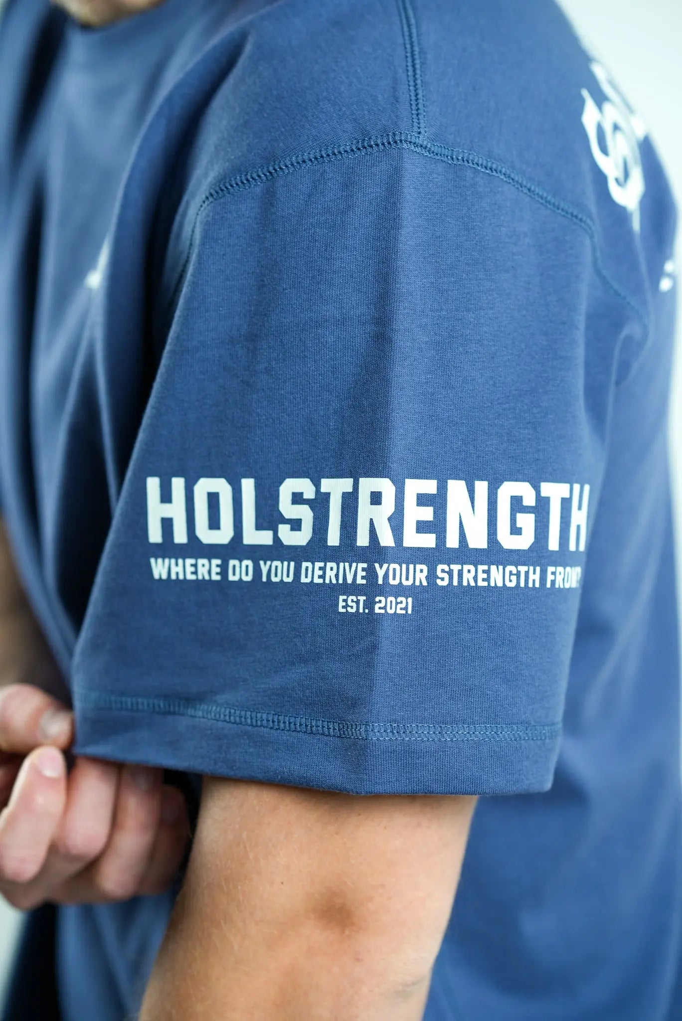 Servant Of God Oversized Tee - Indigo HolStrength