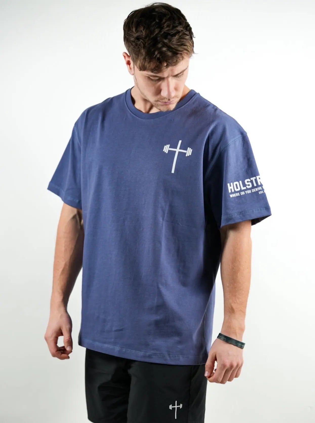 Servant Of God Oversized Tee - Indigo HolStrength