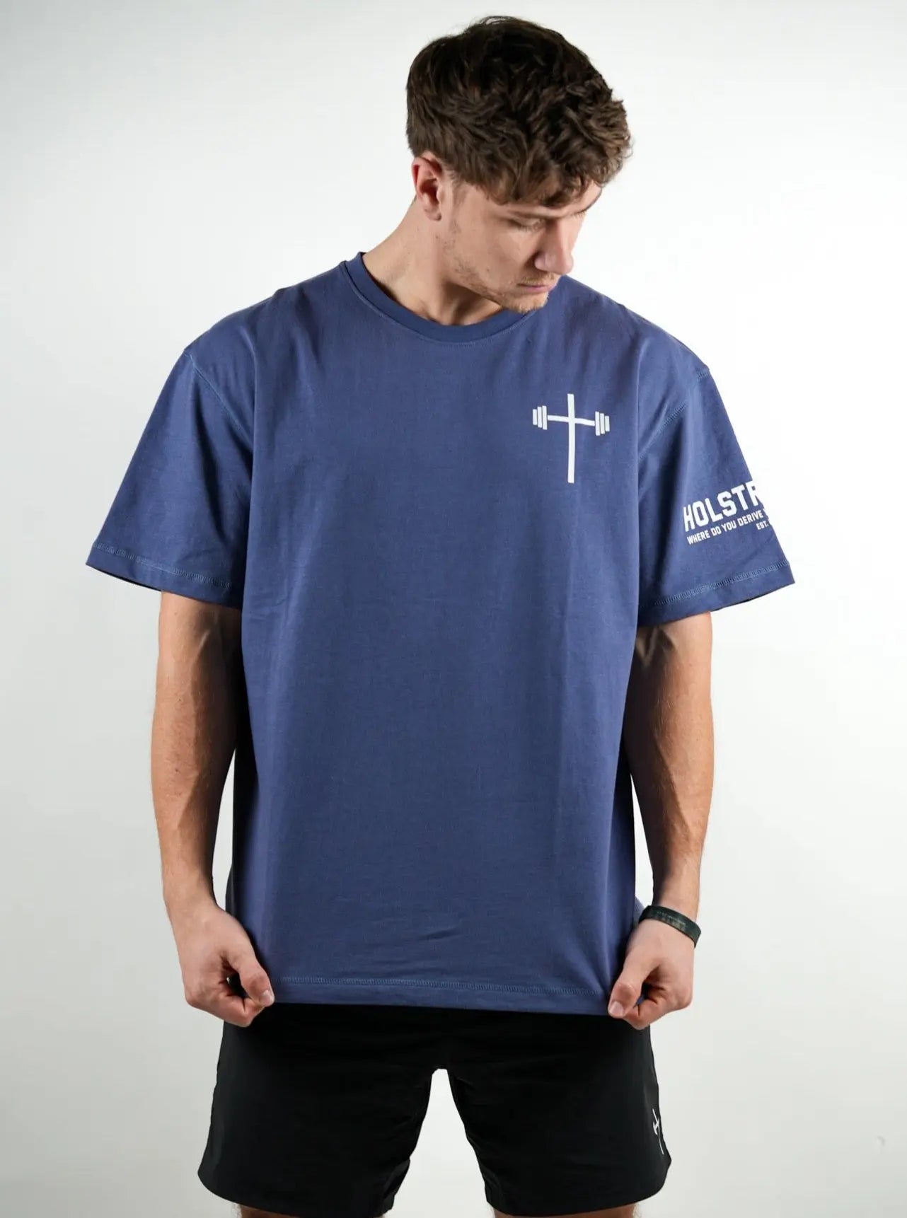 Servant Of God Oversized Tee - Indigo HolStrength