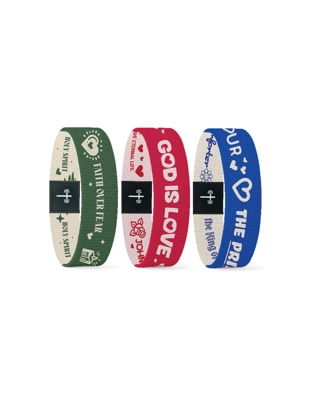 Spring Bible Verse Wristband 3-Pack