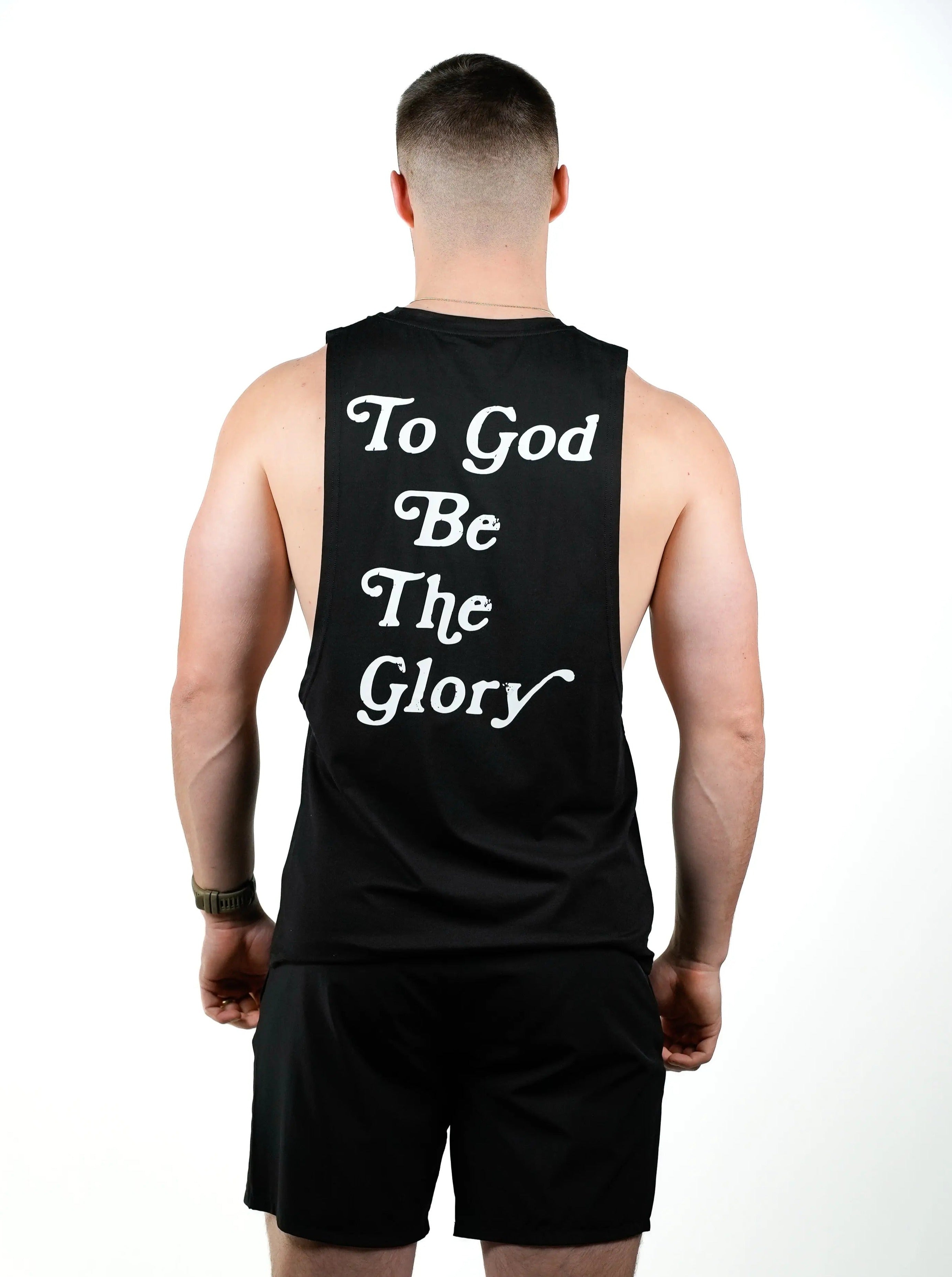 To God Be The Glory Cut Off - Black HolStrength