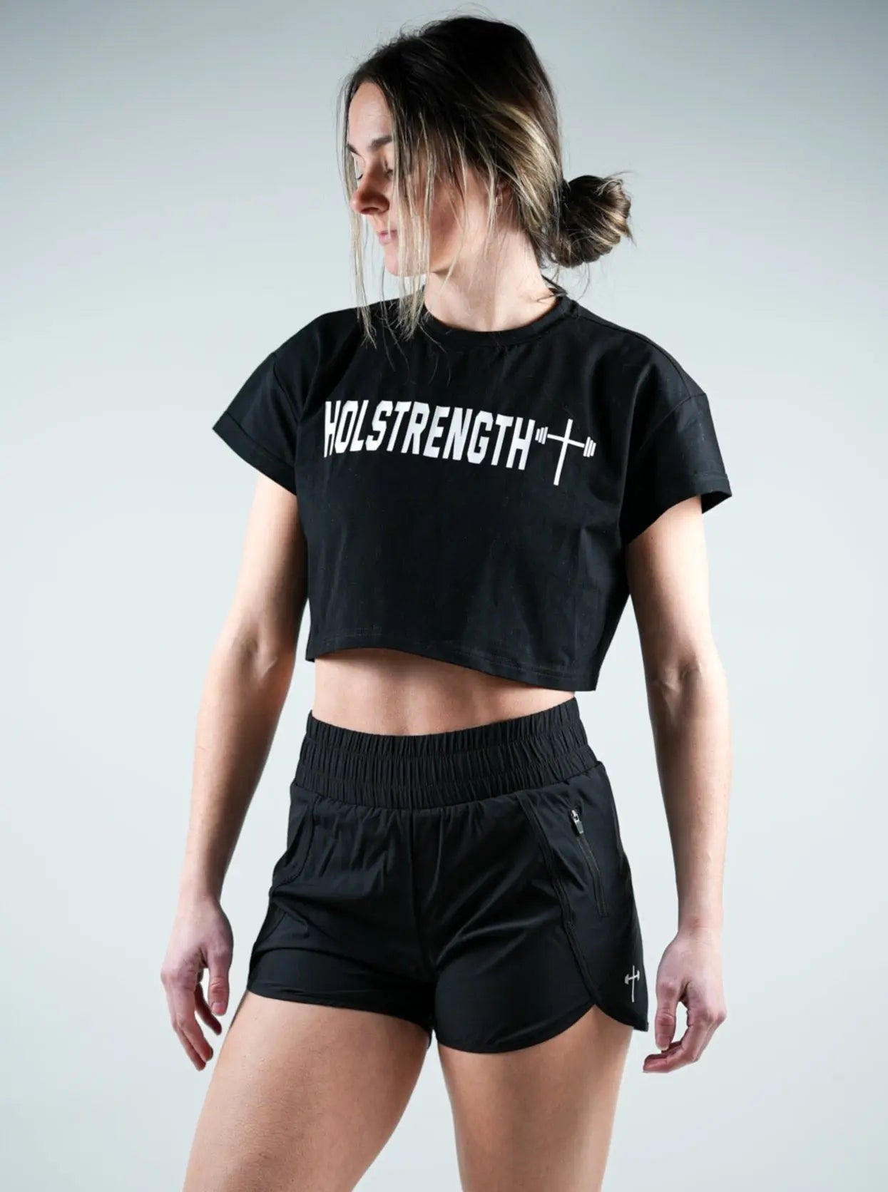 Women's Running Shorts - Black HolStrength