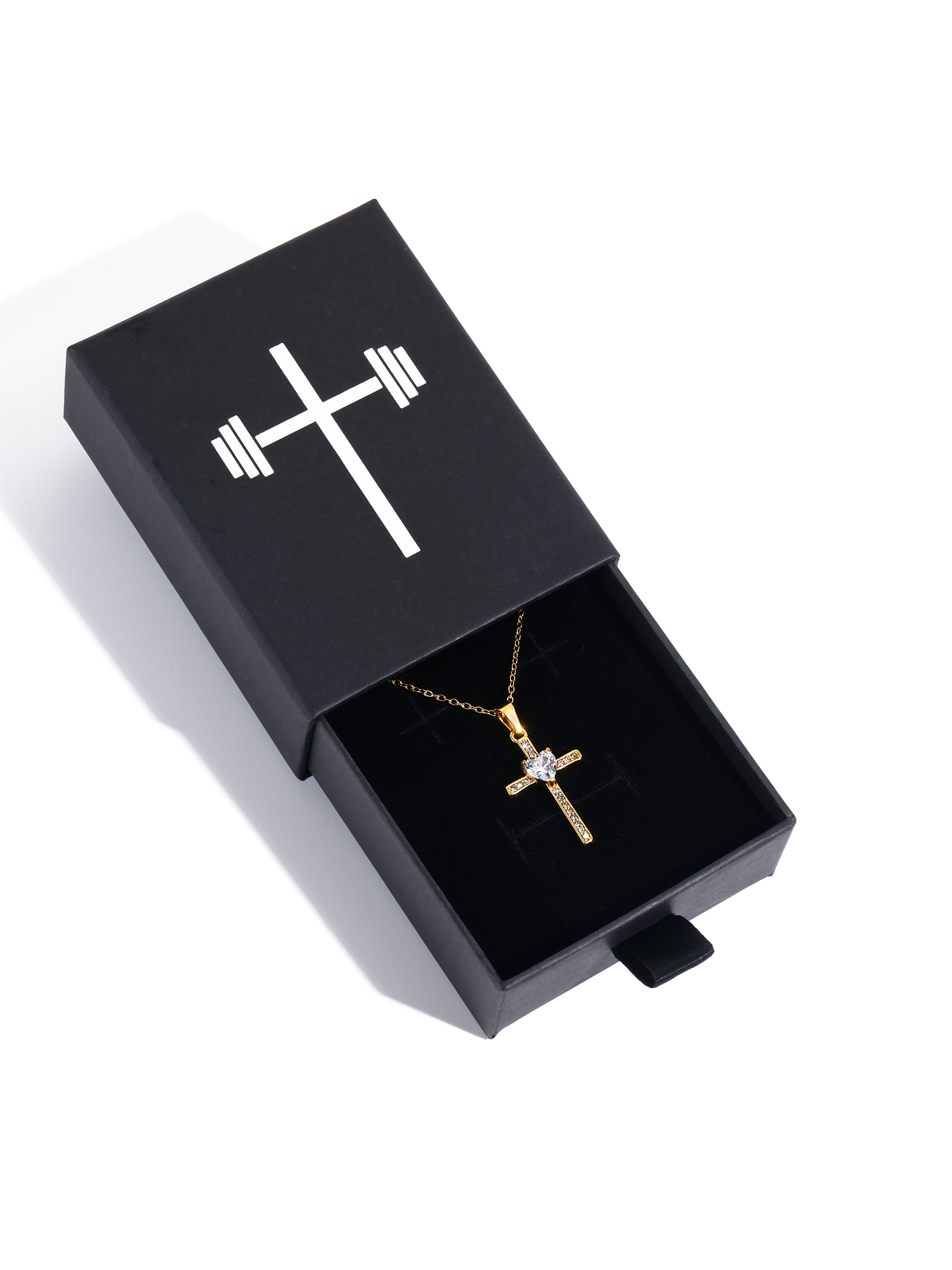 Heart Cross Necklace - HolStrength