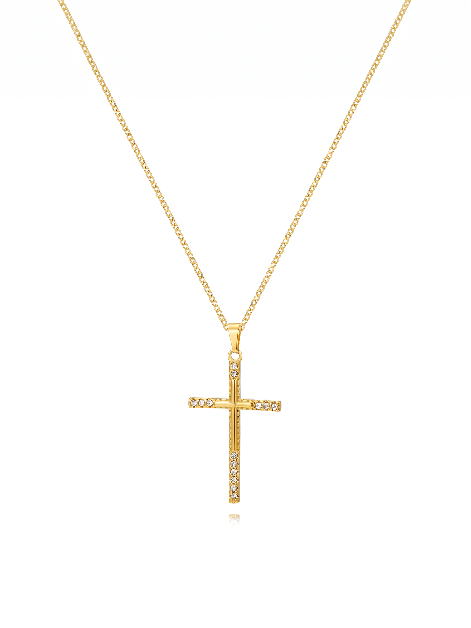Layered Cross Necklace - HolStrength