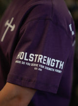 2 Timothy 4:17 Oversized Tee - Purple HolStrength