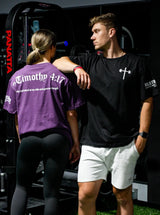 2 Timothy 4:17 Oversized Tee - Purple HolStrength
