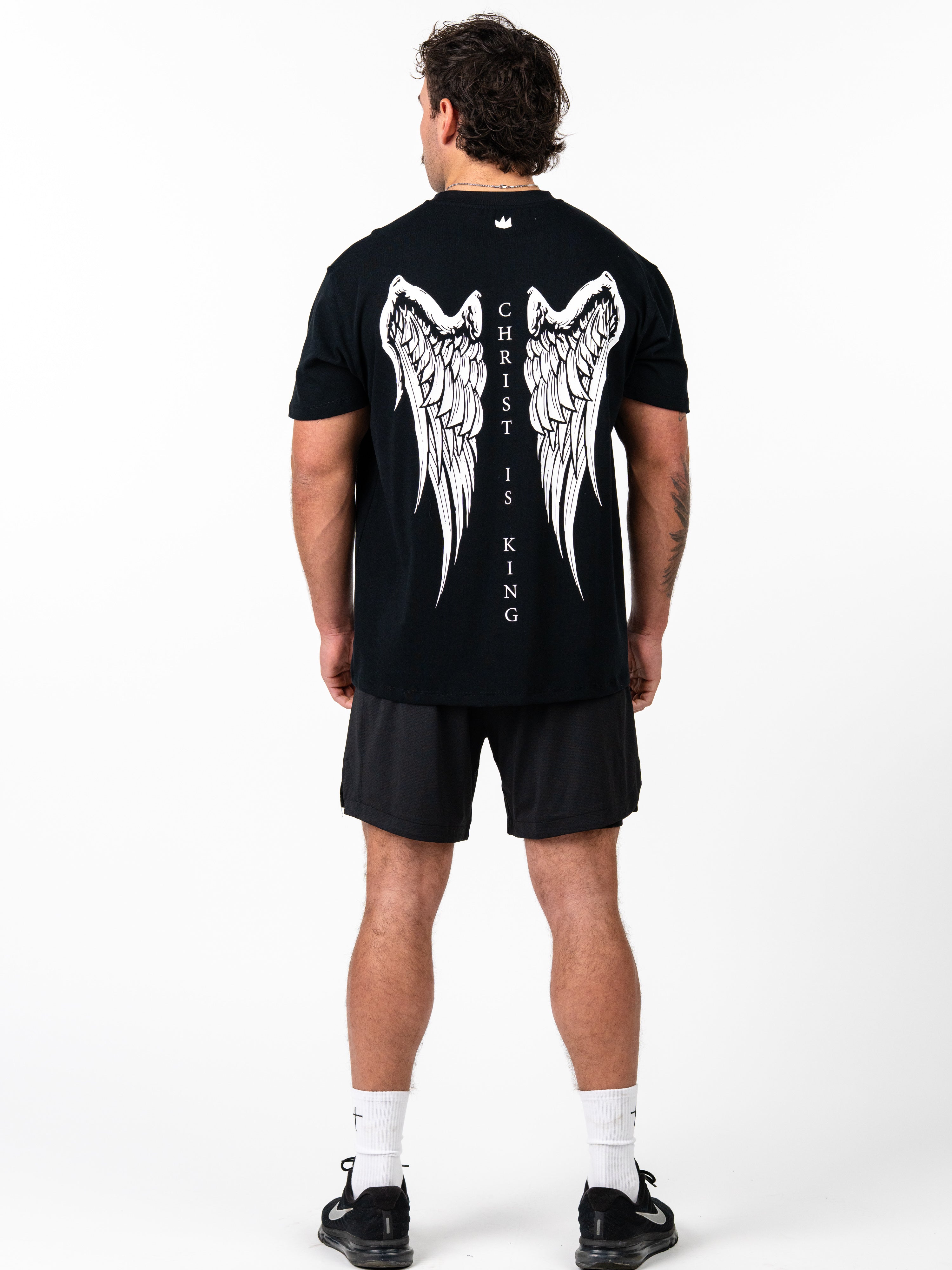 Christ is King Wing Premium Oversized Tee