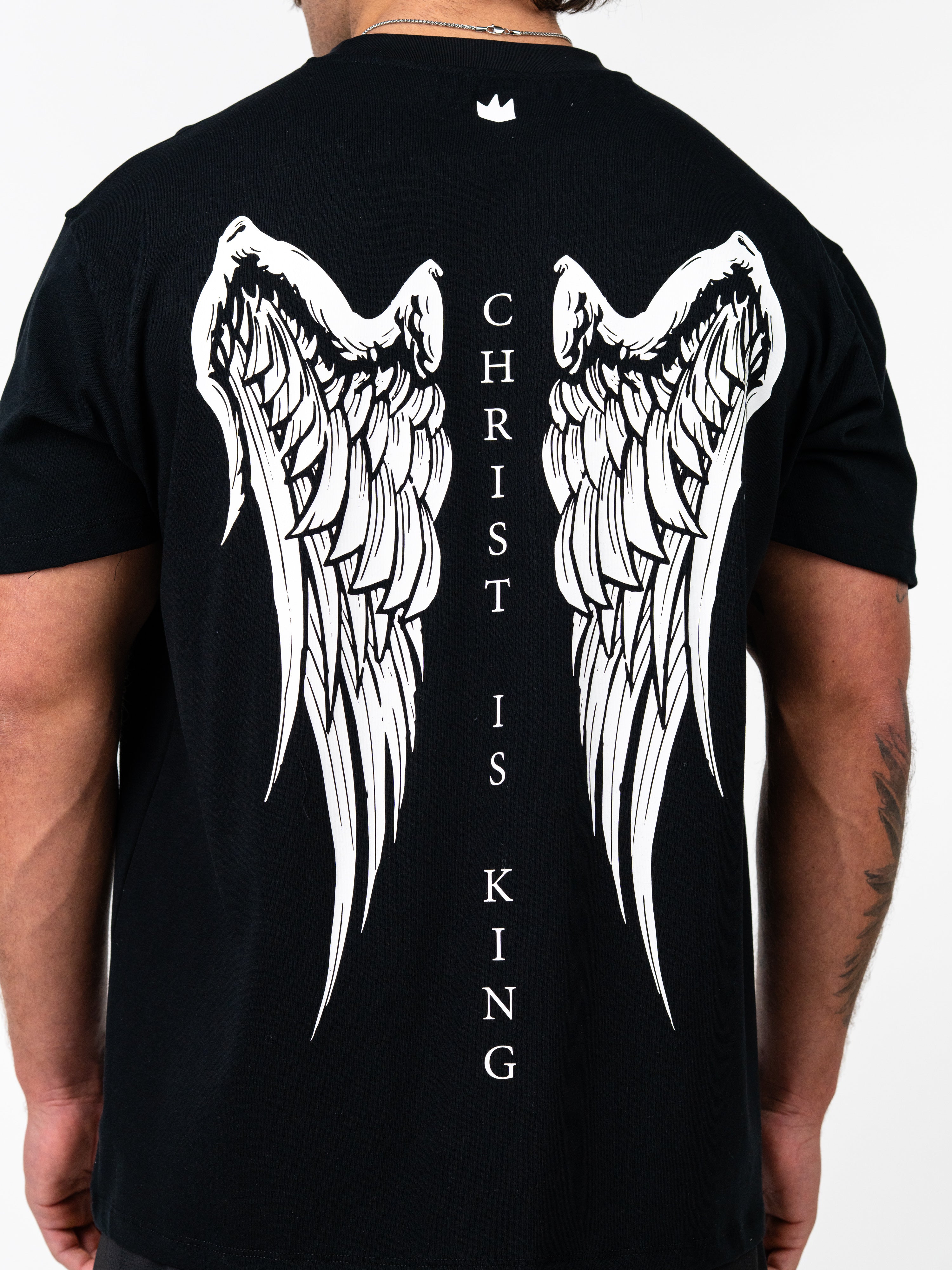 Christ is King Wing Premium Oversized Tee